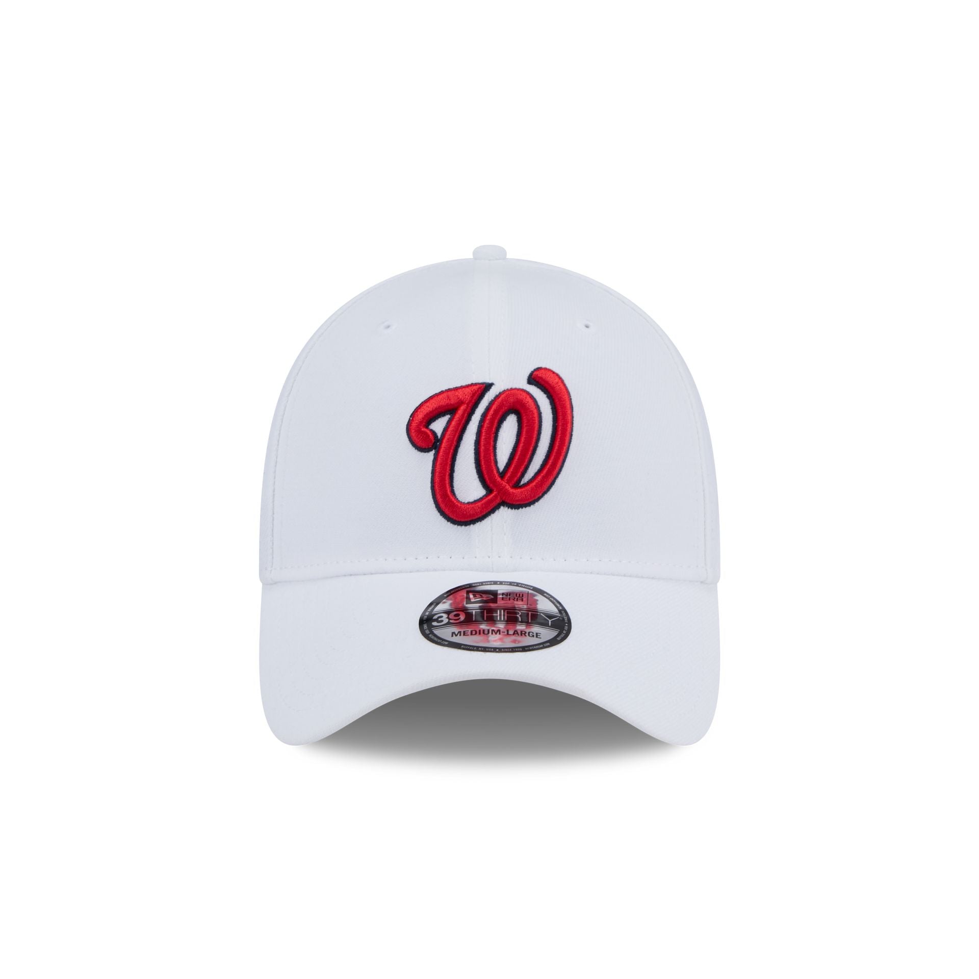 Alternative view of Washington Nationals Optic White 39Thirty Stretch Fit Hat