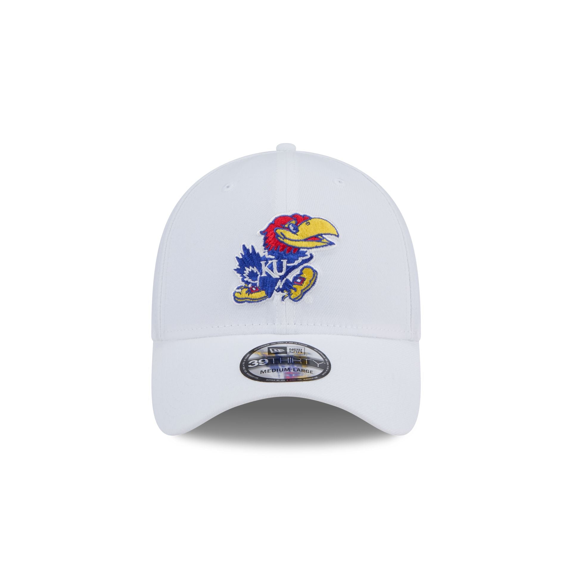 Alternative view of Kansas Jayhawks Chrome 39Thirty Stretch Fit Hat