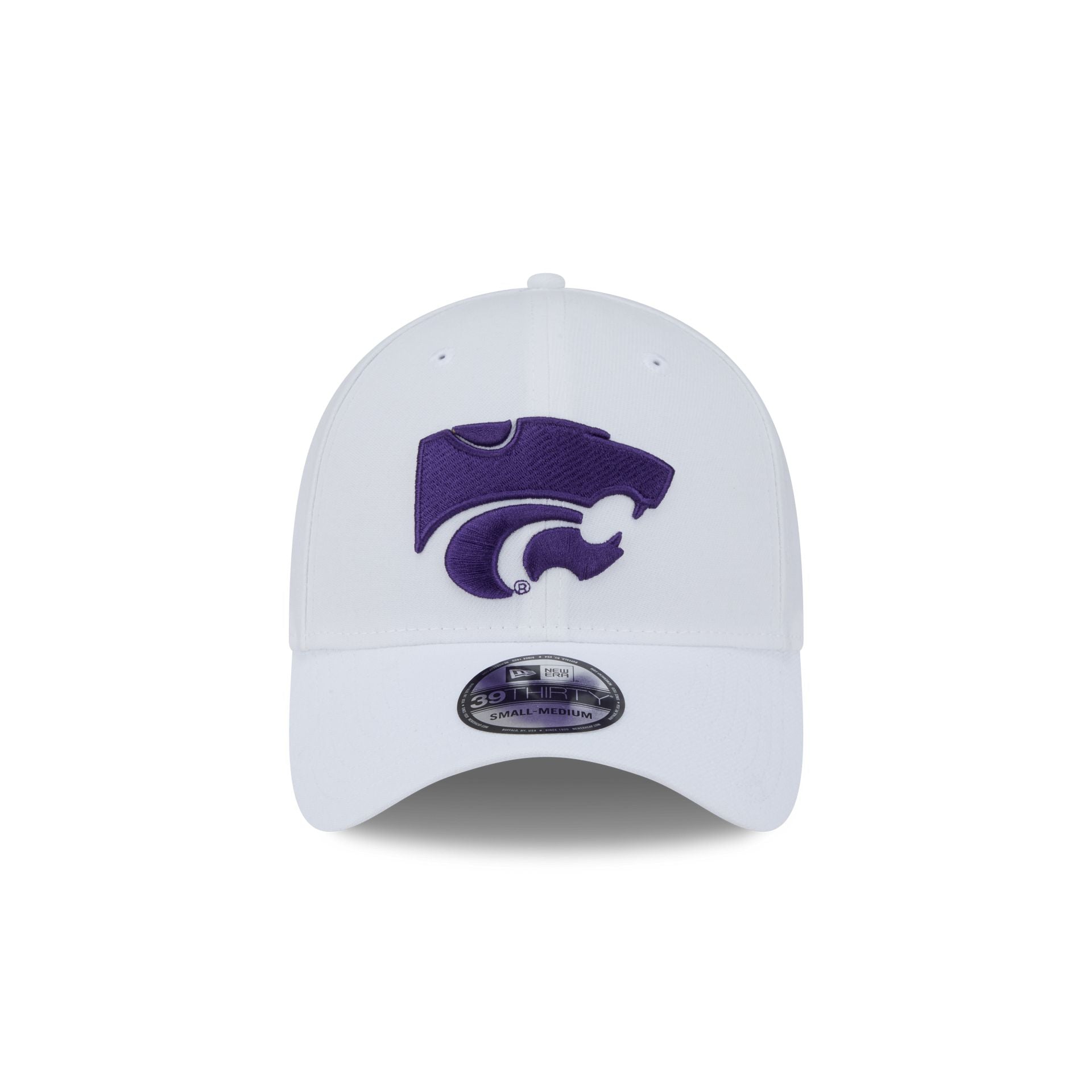 Alternative view of Kansas State Wildcats Optic White 39Thirty Stretch Fit Hat