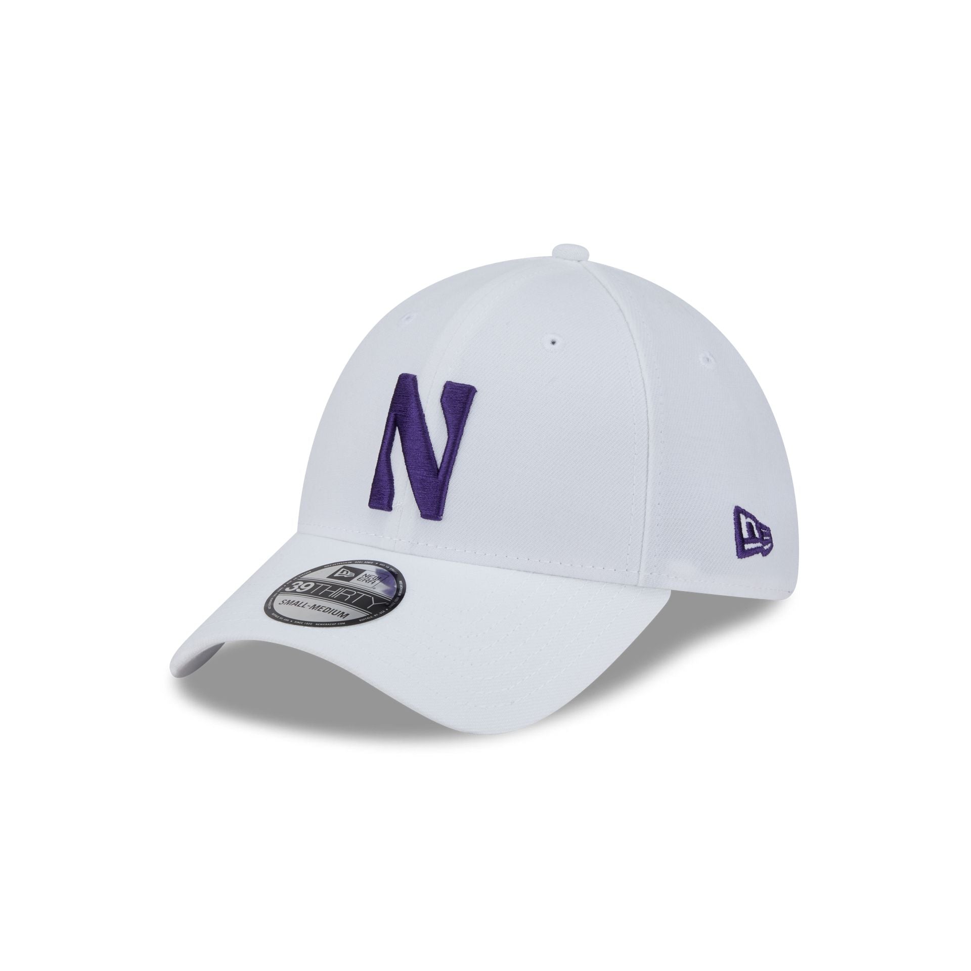 Northwestern Wildcats Optic White 39Thirty Stretch Fit Hat