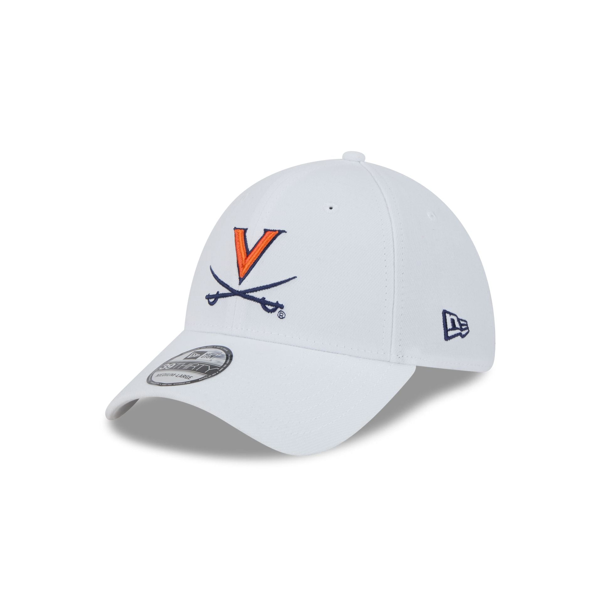Alternative view of Virginia Cavaliers Optic White 39Thirty Stretch Fit Hat