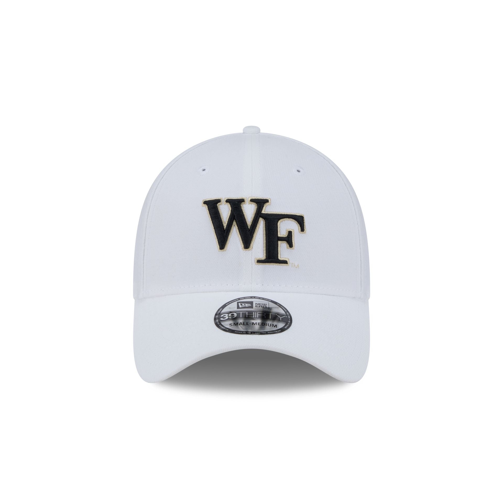 Alternative view of Wake Forest Demon Deacons Optic White 39Thirty Stretch Fit Hat