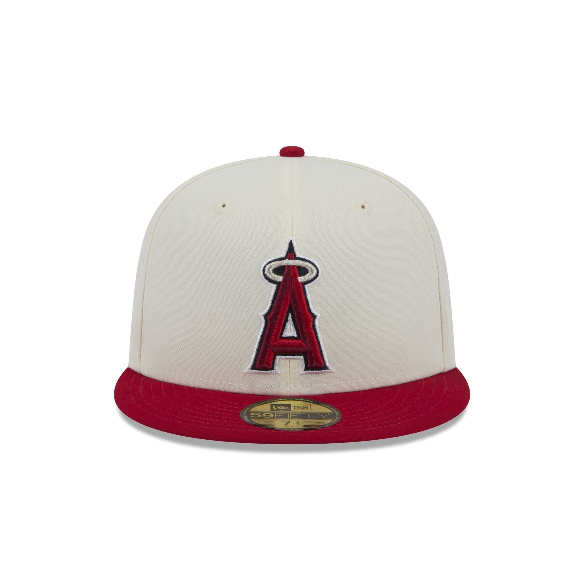 Alternative view of Los Angeles Angels Chrome 59Fifty Fitted Hat