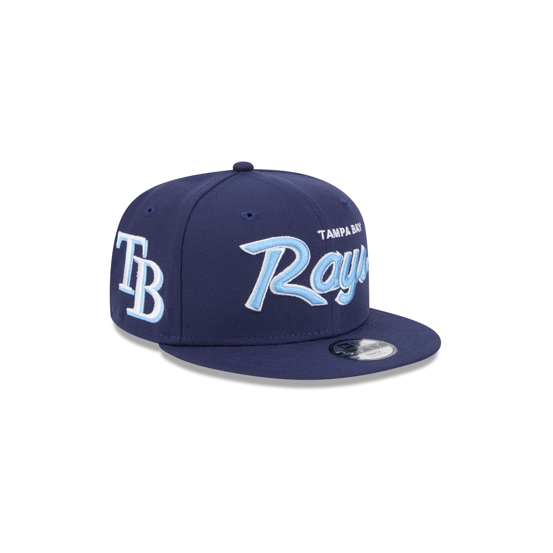 Tampa Bay Rays Script Kids 9Fifty Snapback Hat