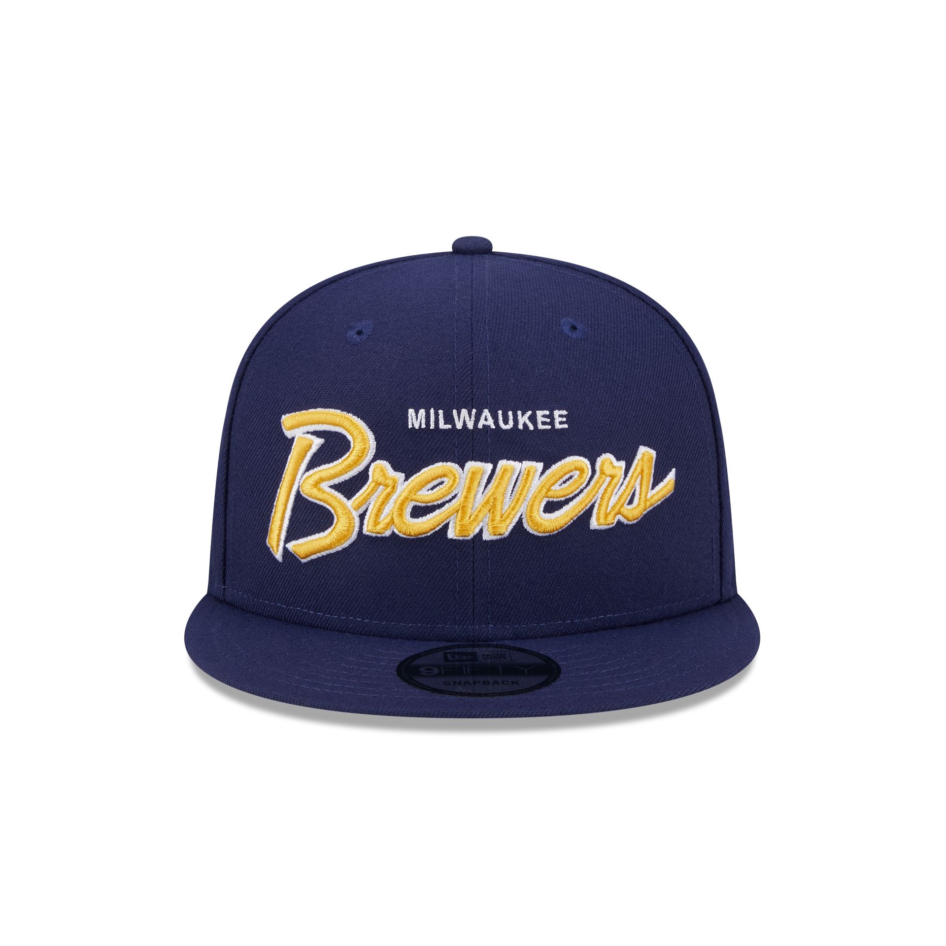 Alternative view of Milwaukee Brewers Wordmark 9Fifty Snapback Hat