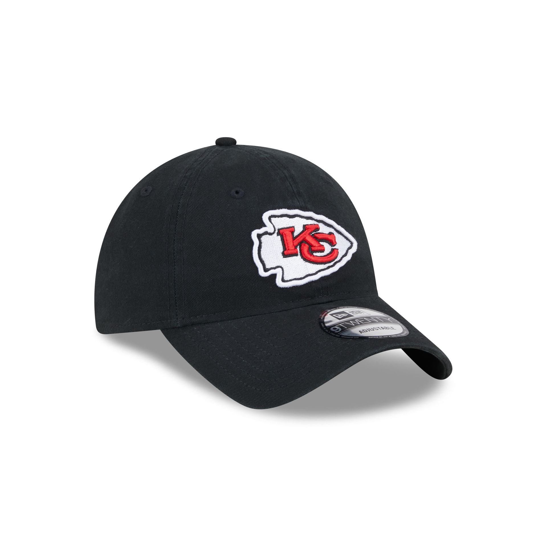Kansas City Chiefs Black 9Twenty Adjustable Hat - Image 3