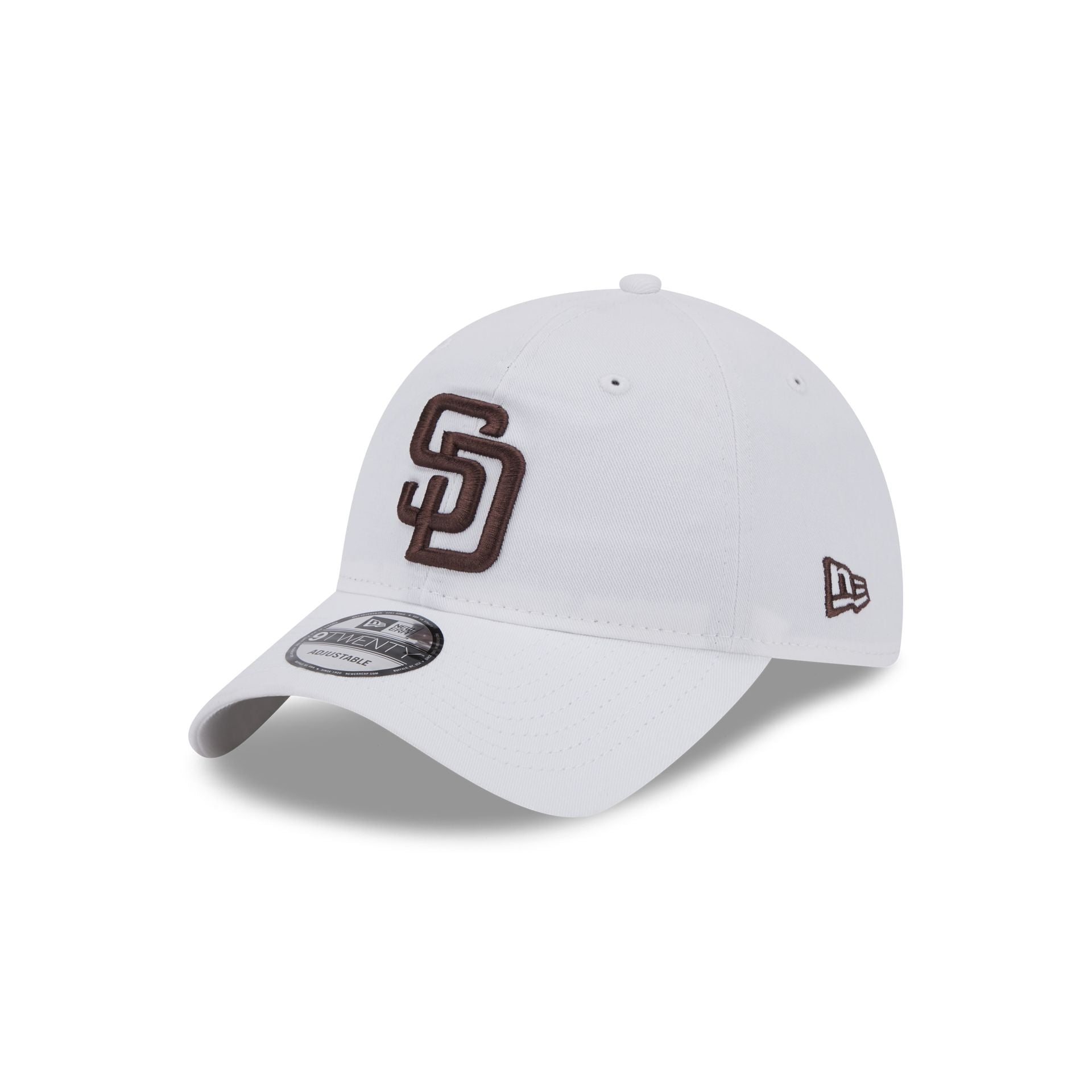 San Diego Padres White 9Twenty Adjustable Hat