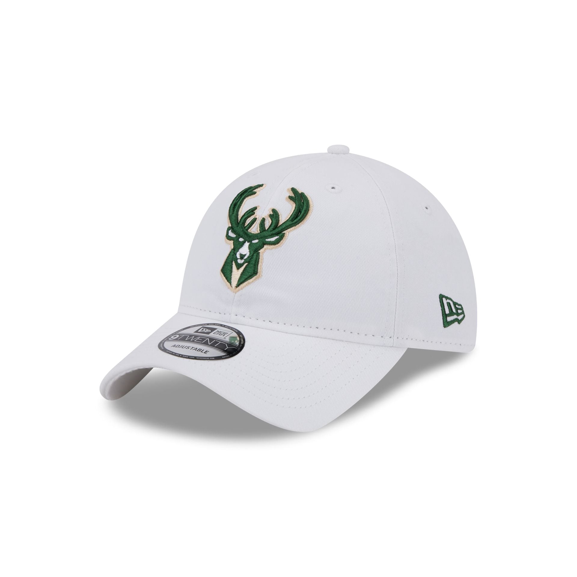 Milwaukee Bucks White 9Twenty Adjustable Hat