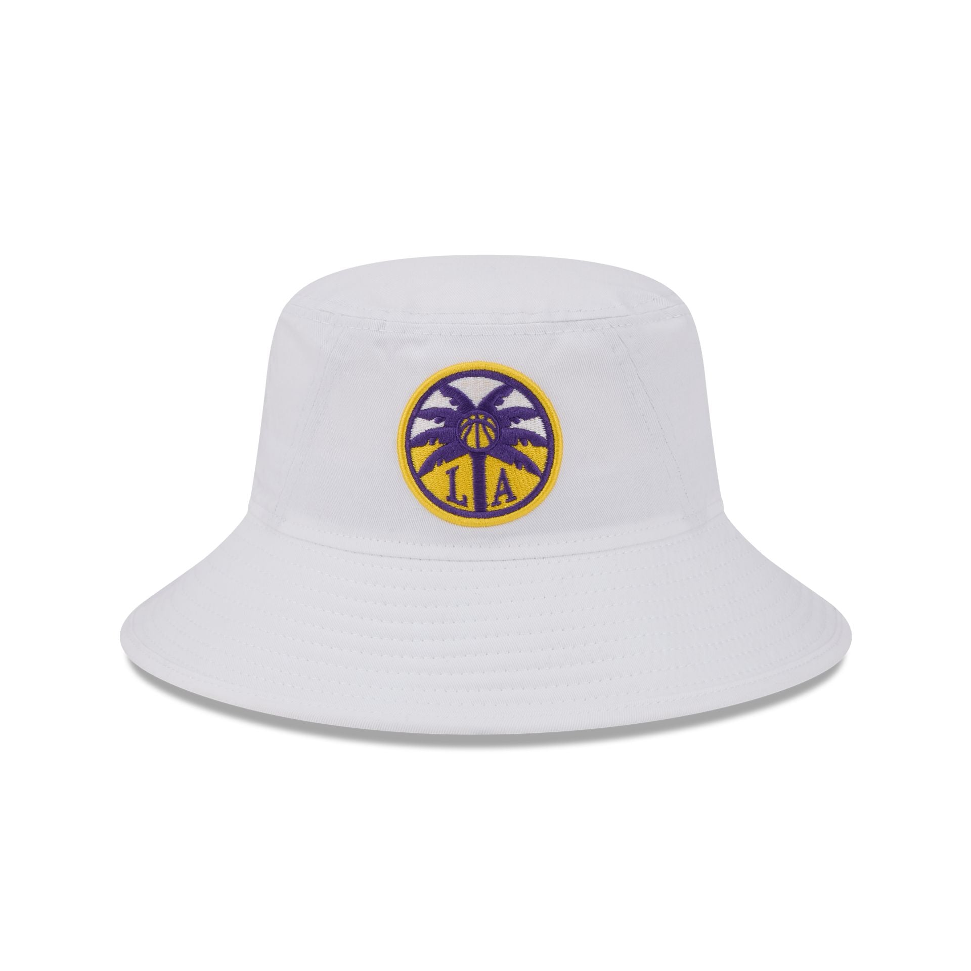 Alternative view of Los Angeles Sparks Optic White Bucket Hat