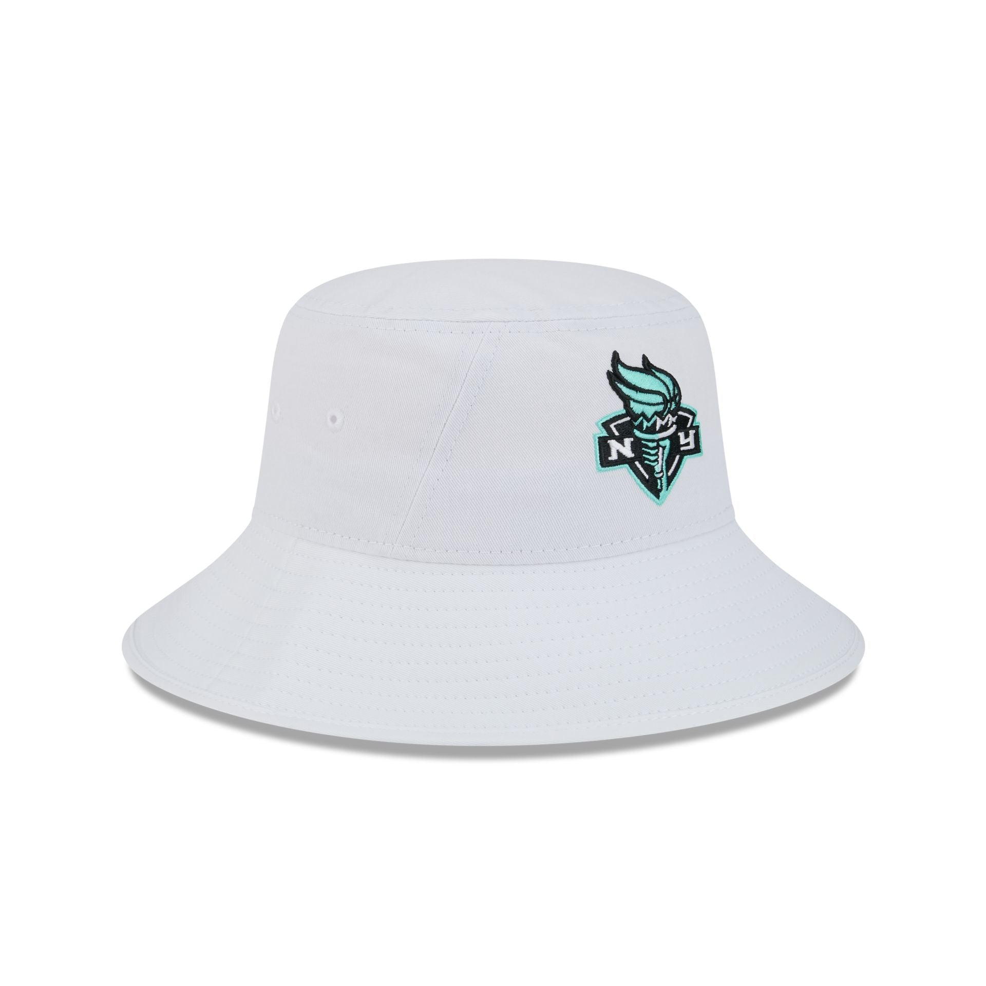Alternative view of New York Liberty Optic White Bucket Hat