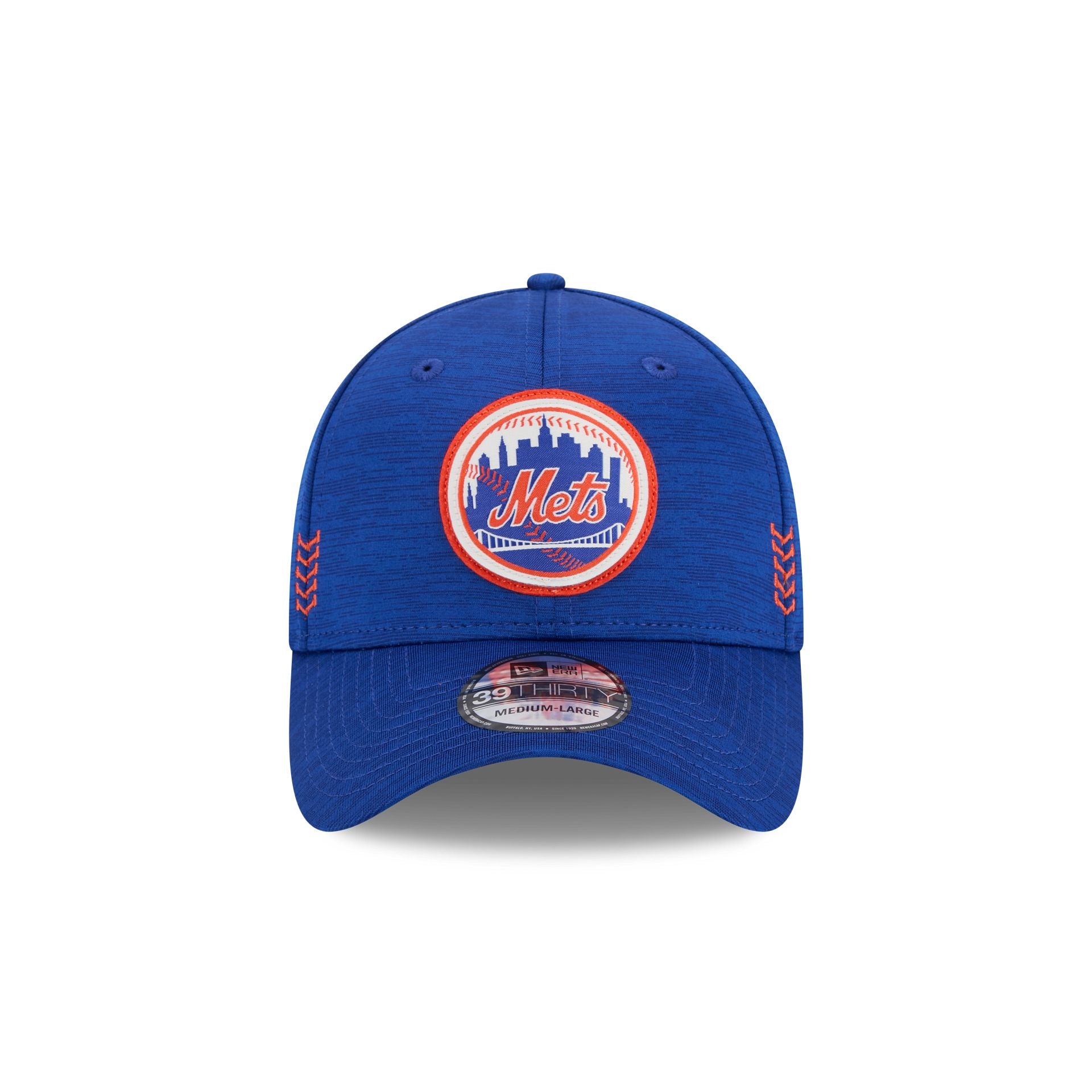 Alternative view of New York Mets 2024 Clubhouse 39Thirty Stretch Fit Hat