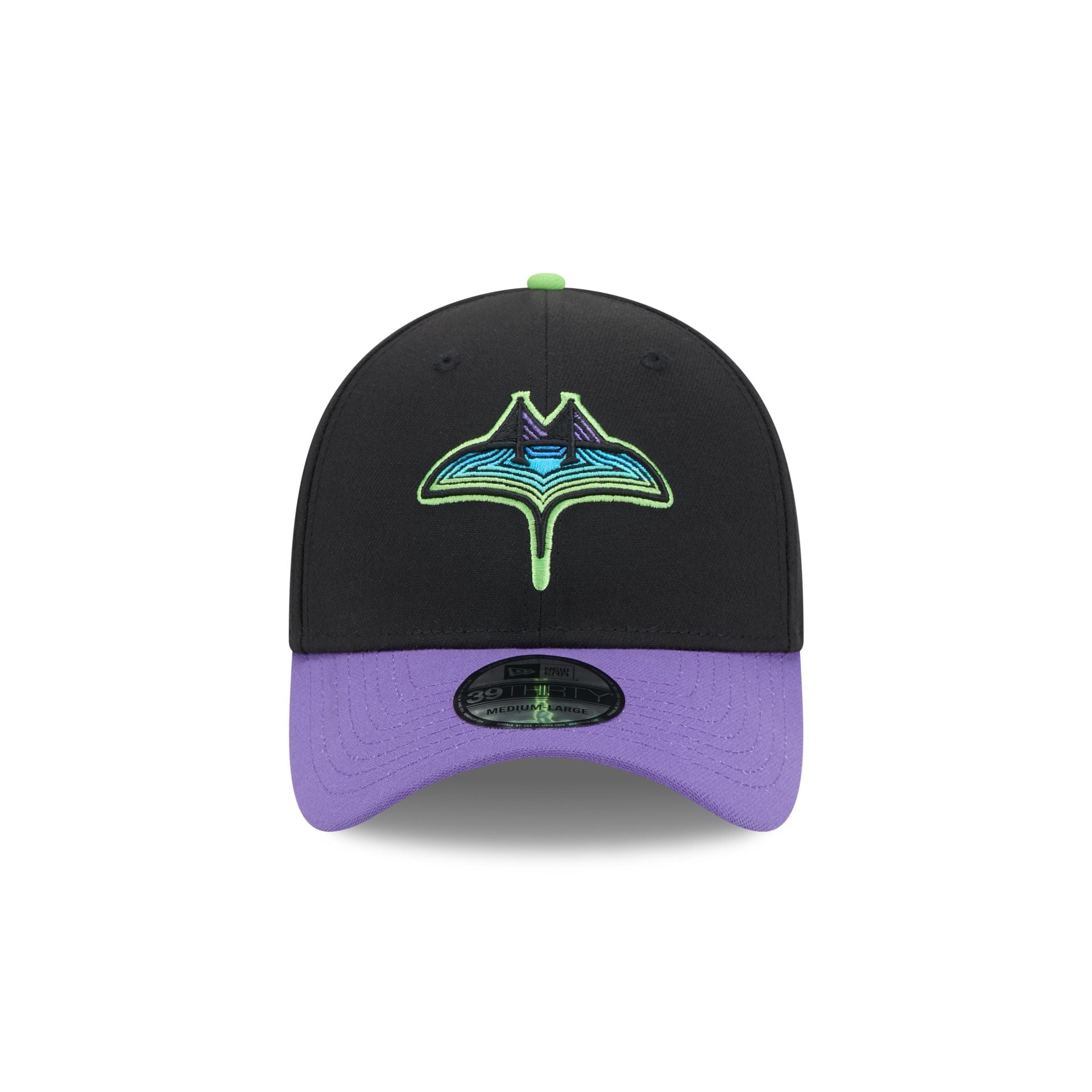 Alternative view of Tampa Bay Rays City Connect 39Thirty Stretch Fit Hat
