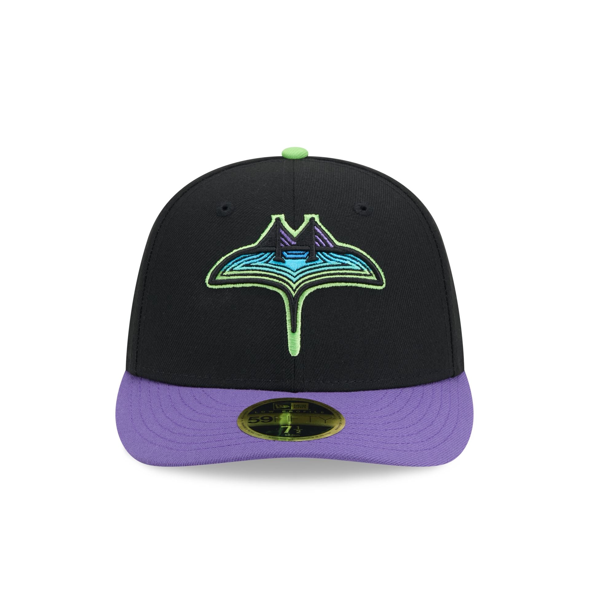Alternative view of Tampa Bay Rays City Connect Low Profile 59Fifty Fitted Hat