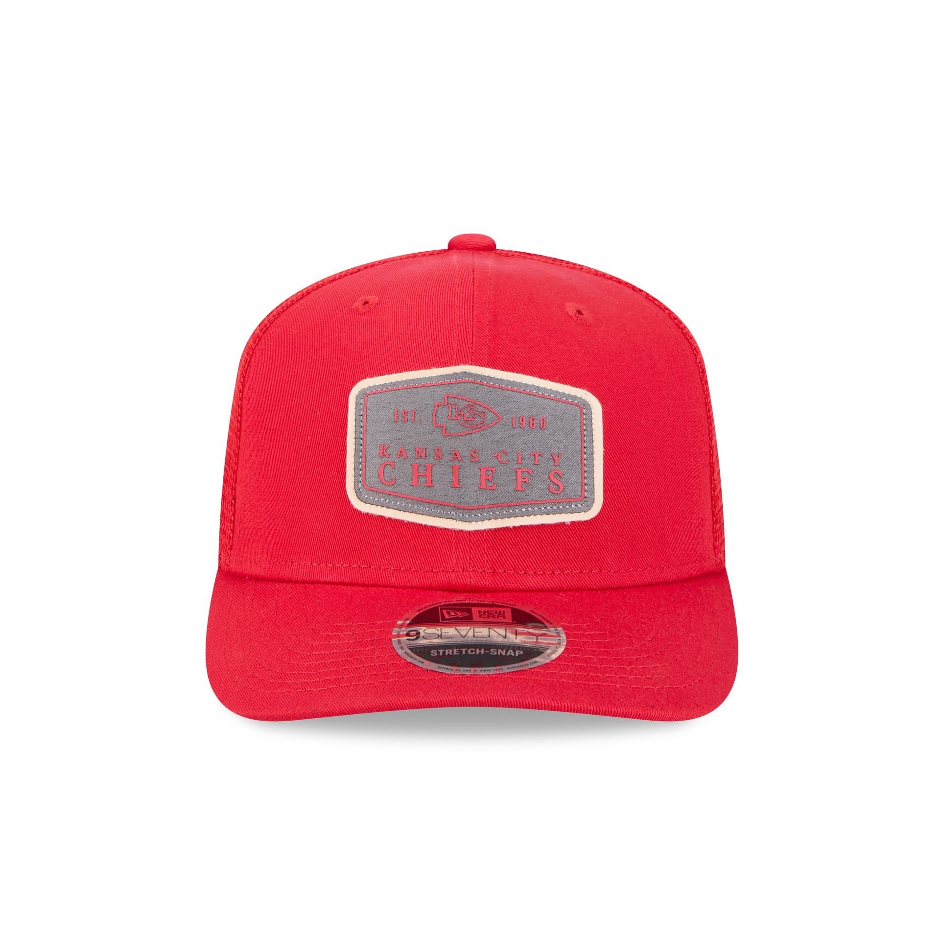 Alternative view of Kansas City Chiefs Labeled 9Seventy Stretch-Snap Hat