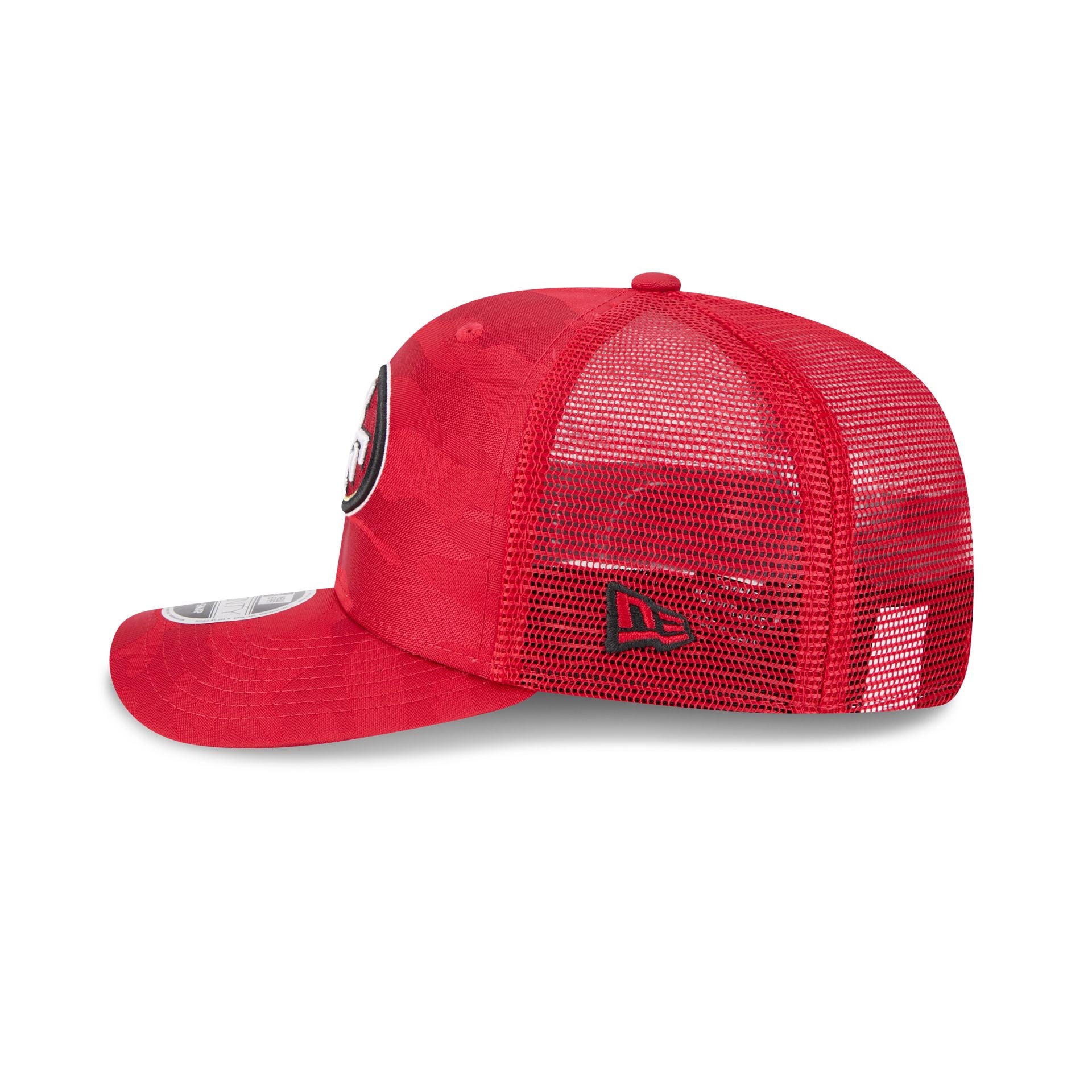 San Francisco 49Ers Camo 9Seventy Trucker Stretch-Snap Hat - Image 4