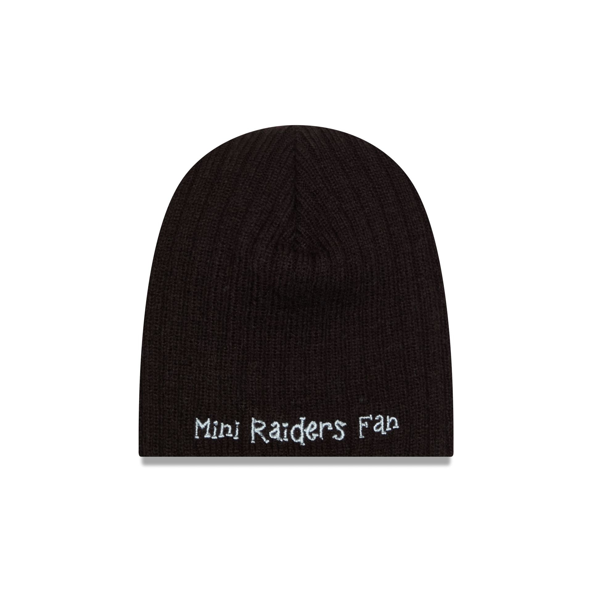 Alternative view of Las Vegas Raiders Mini Fan Kids Skull Knit Hat