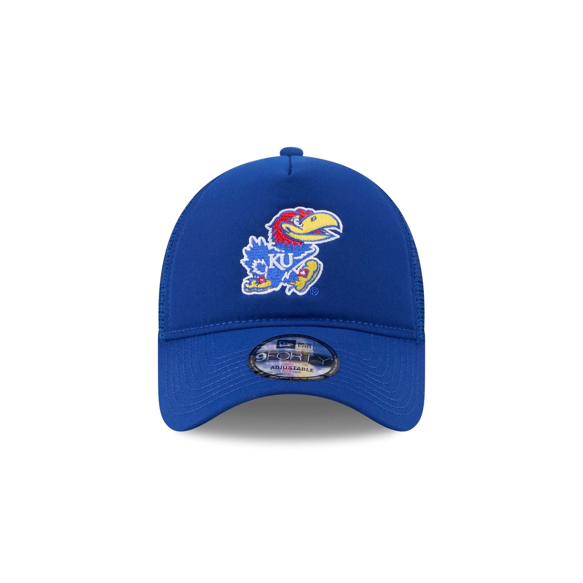 Alternative view of Kansas Jayhawks Go-To 9Forty A-Frame Trucker Hat