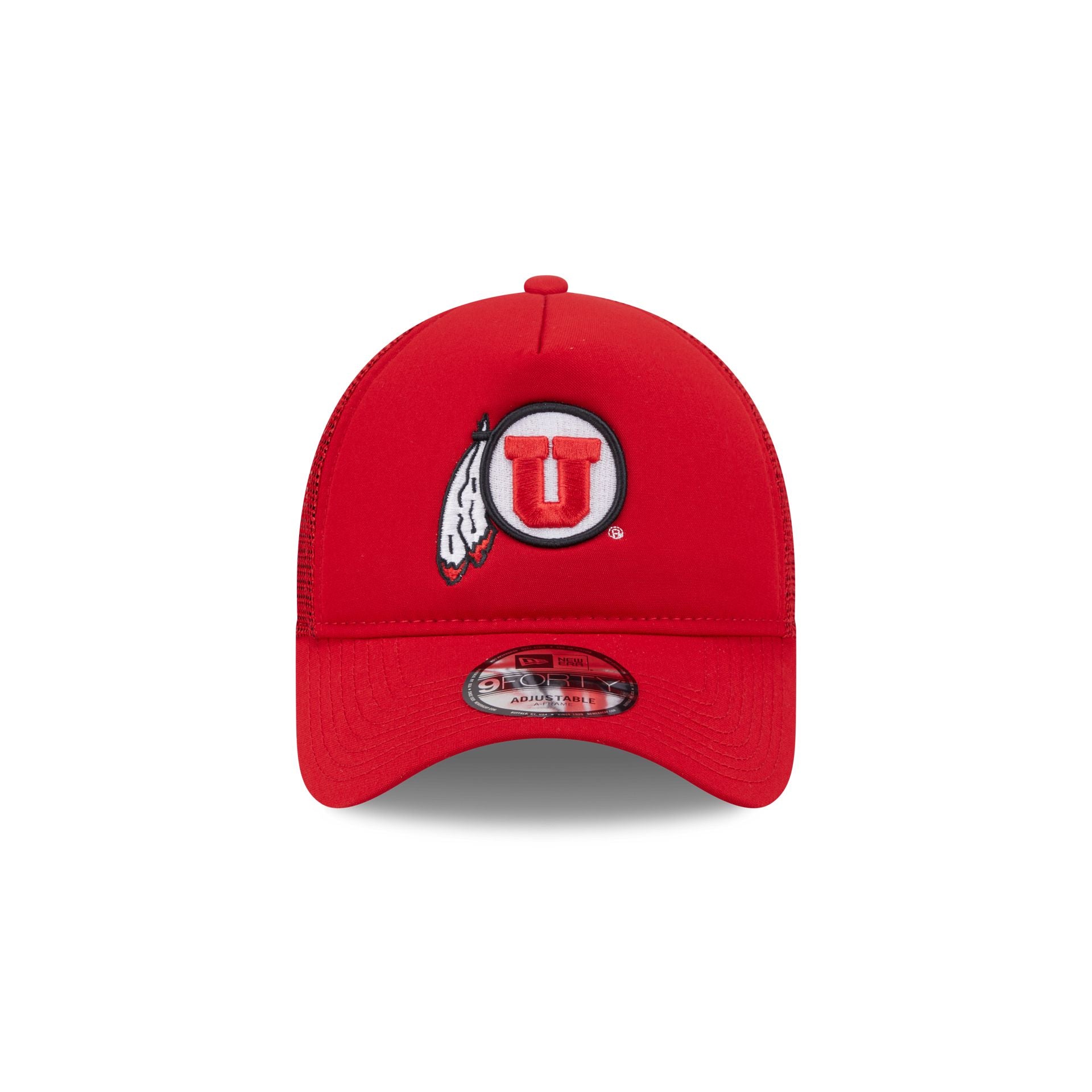 Alternative view of Utah Utes Go-To 9Forty A-Frame Trucker Hat