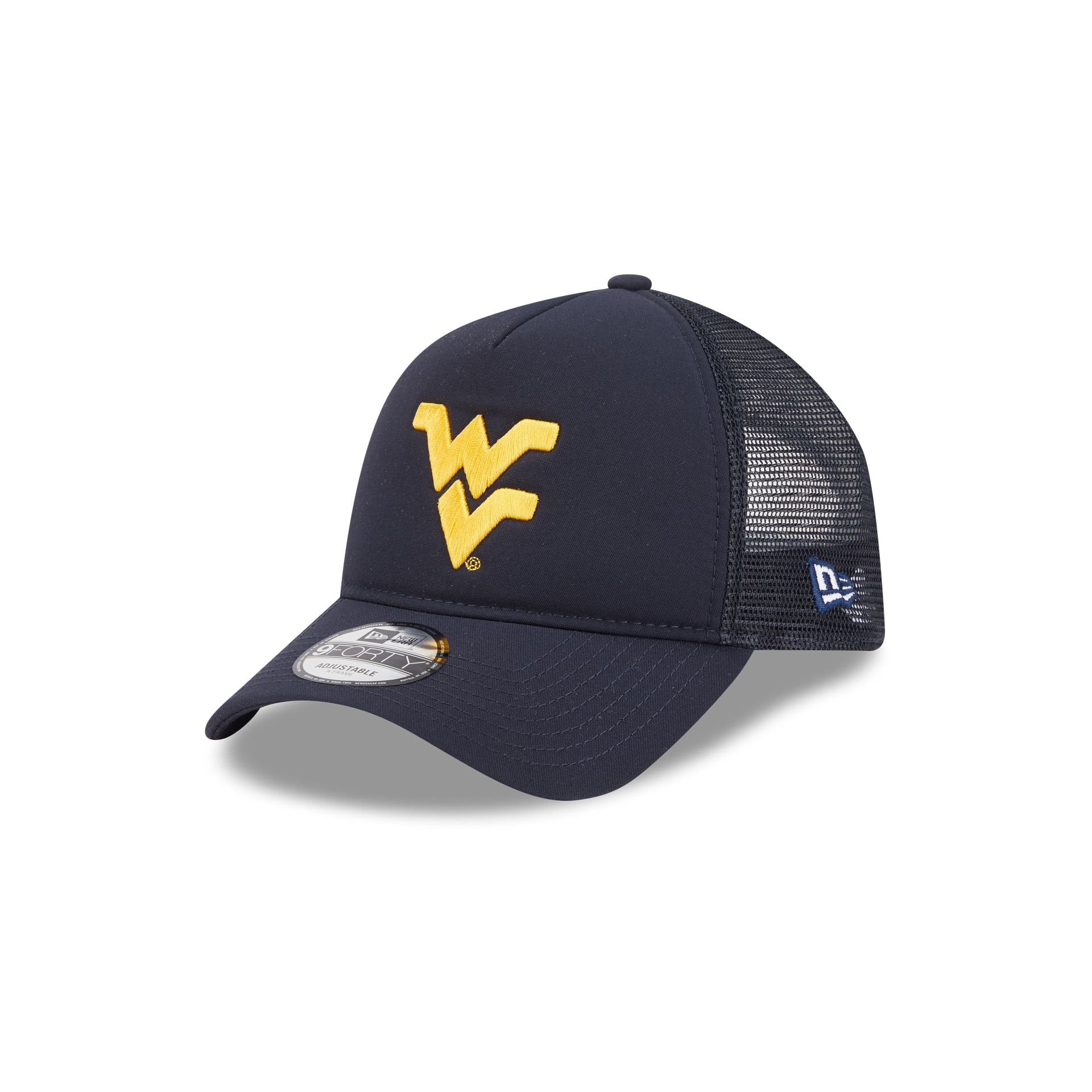 West Virginia Mountaineers Go-To 9Forty A-Frame Trucker Hat