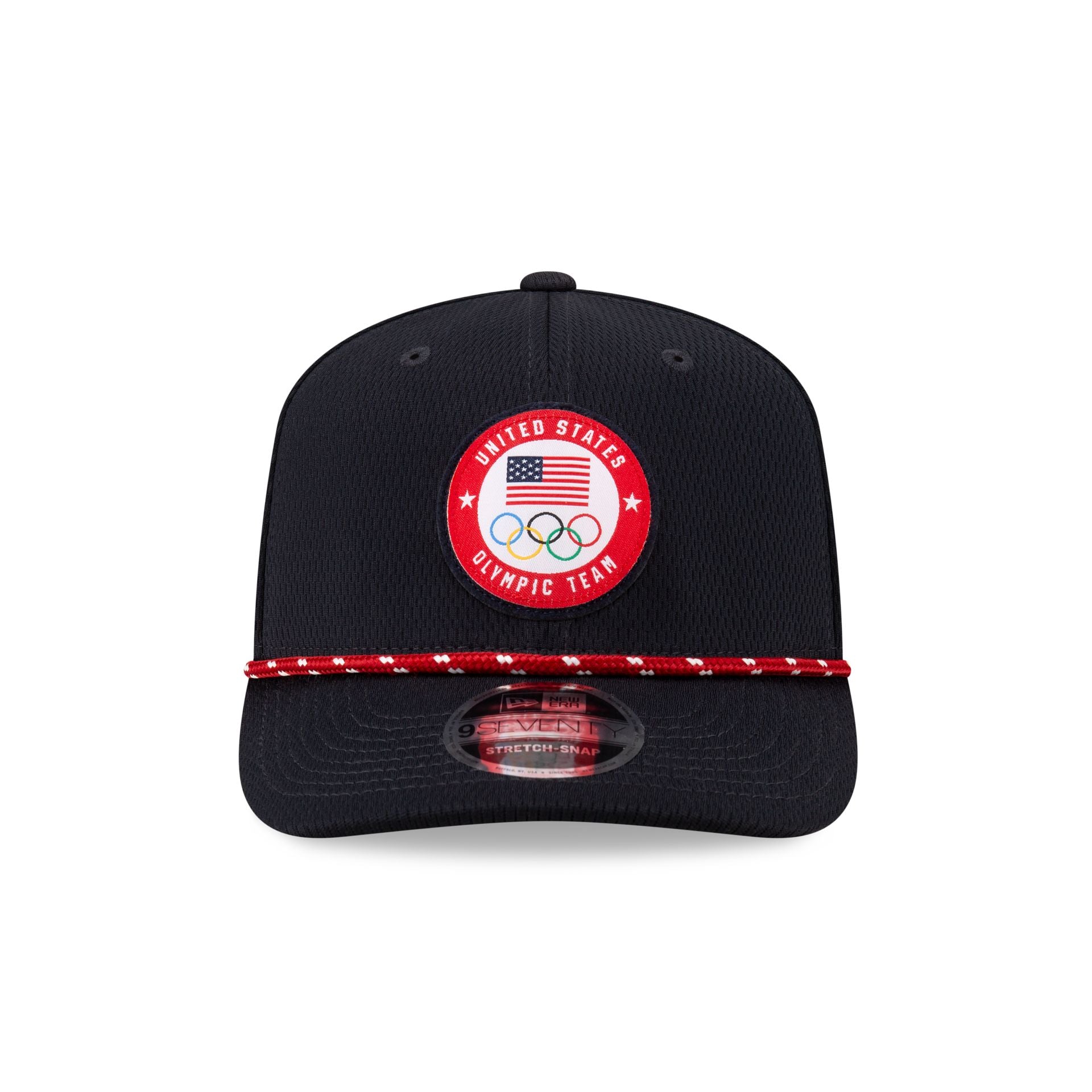 Alternative view of Team Usa Olympics Navy 9Seventy Stretch-Snap Hat