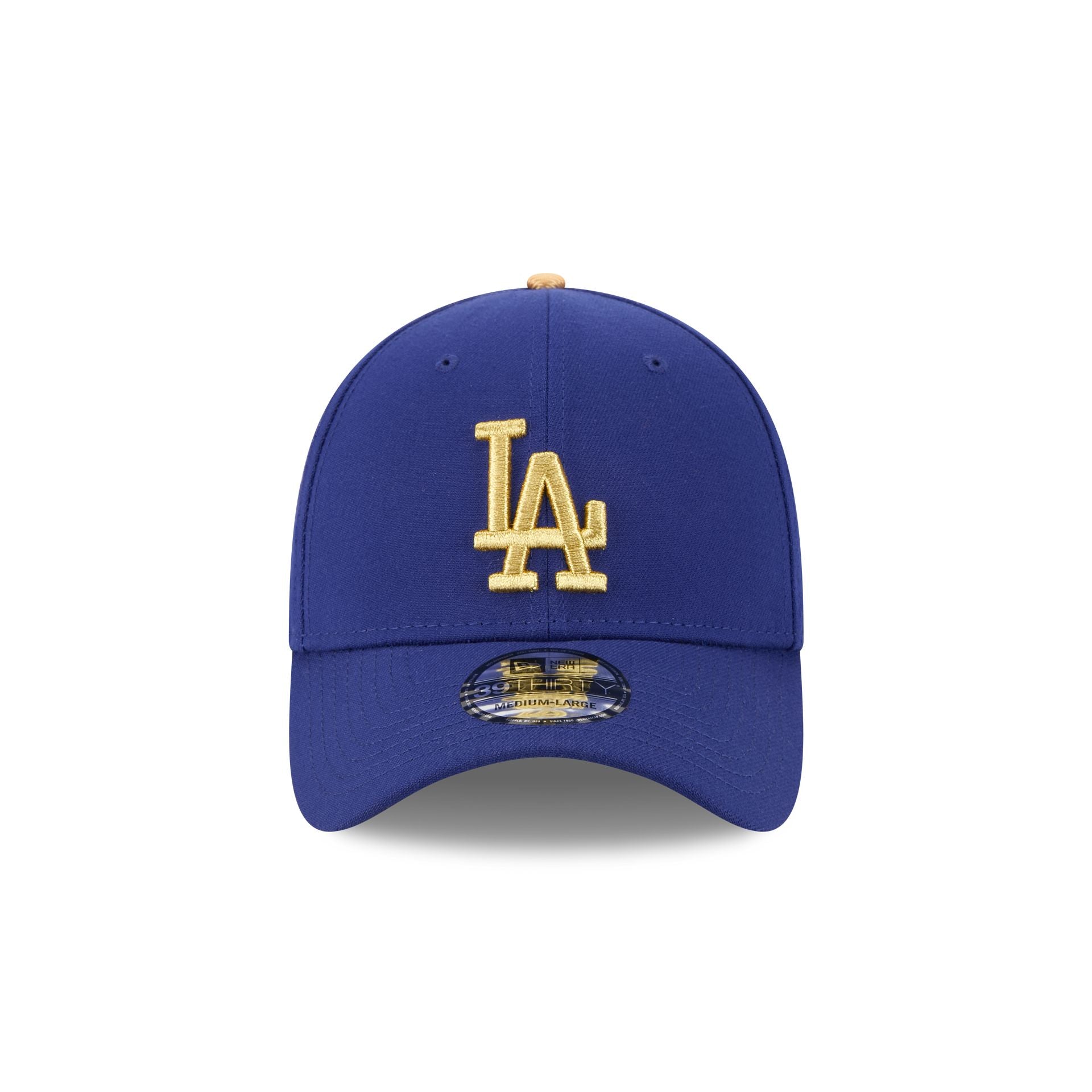 Alternative view of Los Angeles Dodgers Gold Collection 39Thirty Stretch Fit