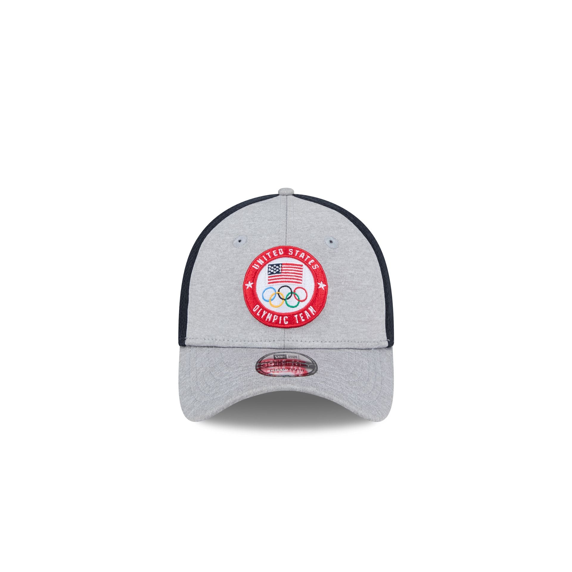 Alternative view of Team Usa 2026 Winter Olympics Milan Kids 39Thirty Stretch Fit Hat