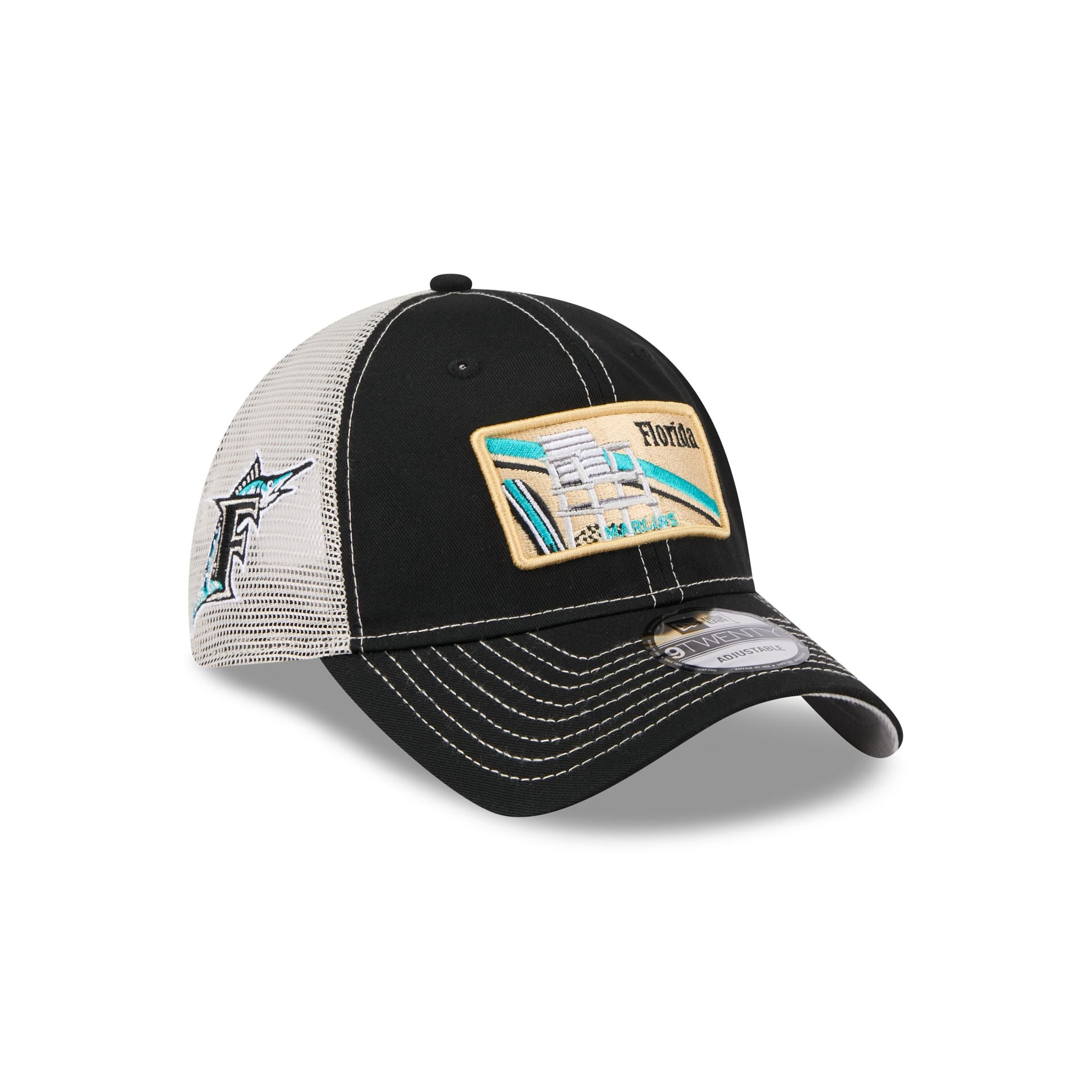 Miami Marlins State Souvenir 9Twenty Trucker Hat