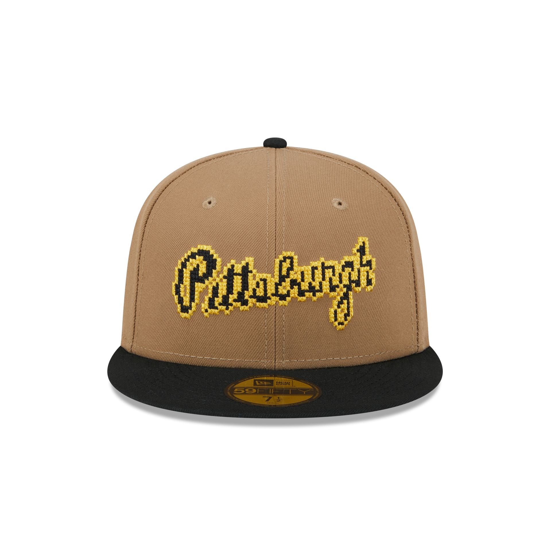 Alternative view of Pittsburgh Pirates Classic 8-Bit Wordmark 59Fifty Fitted Hat