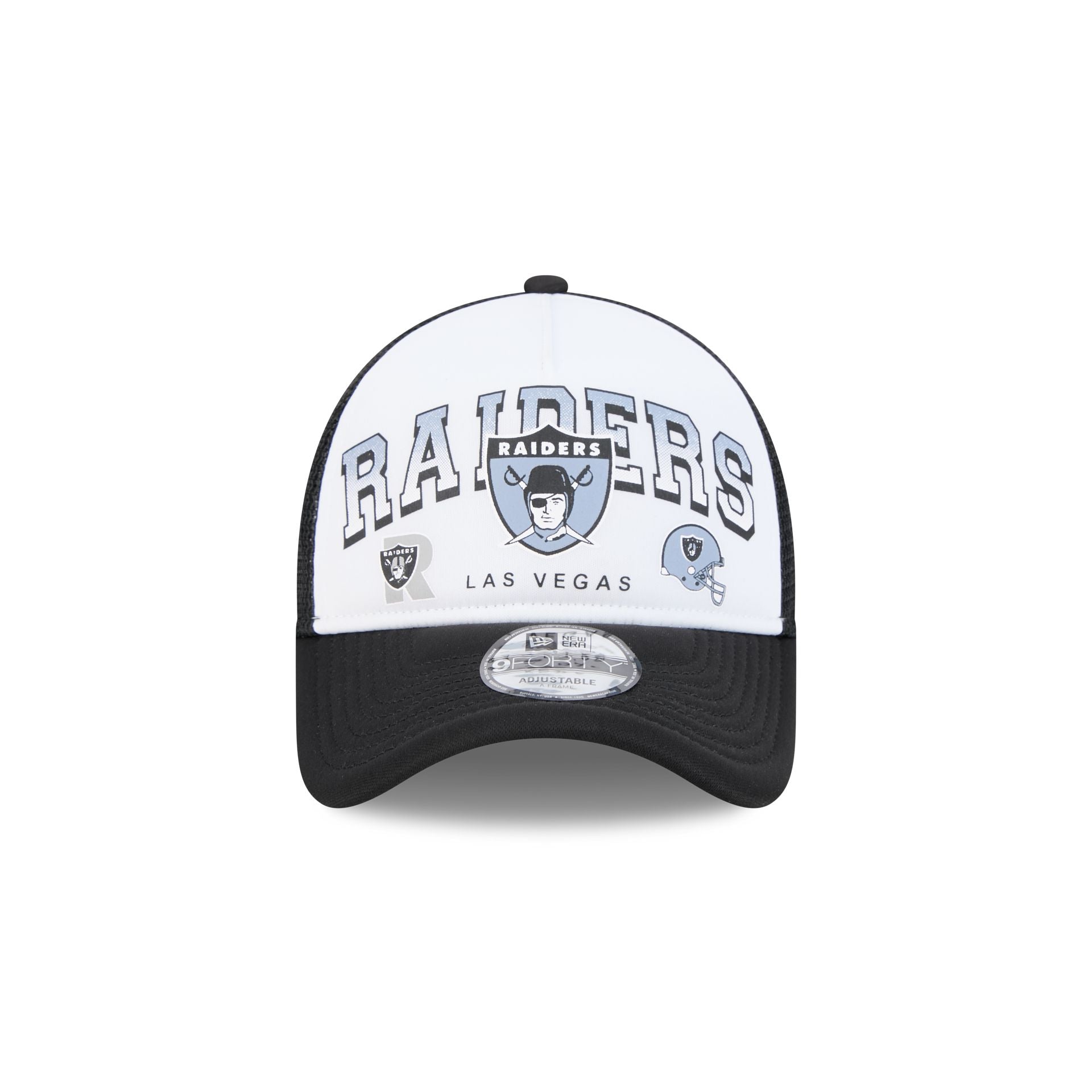 Alternative view of Las Vegas Raiders Sport Classics 9Forty A-Frame Trucker Hat