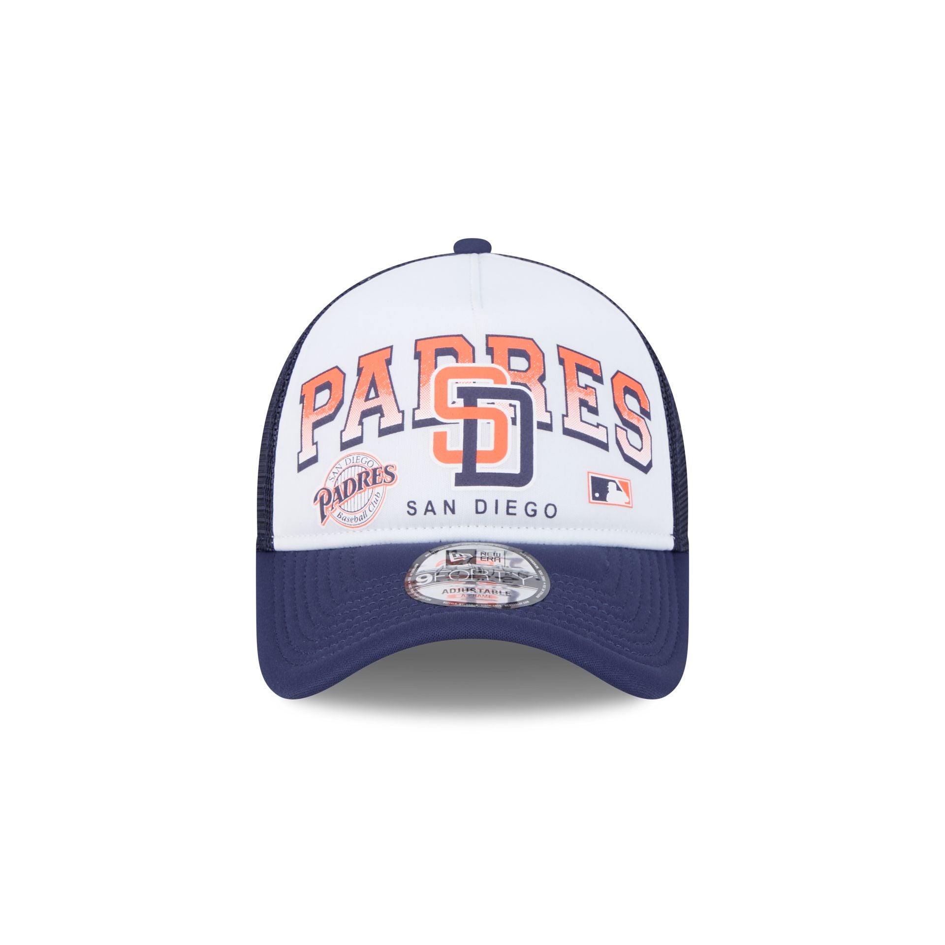 Alternative view of San Diego Padres Sport Classics 9Forty A-Frame Trucker Hat