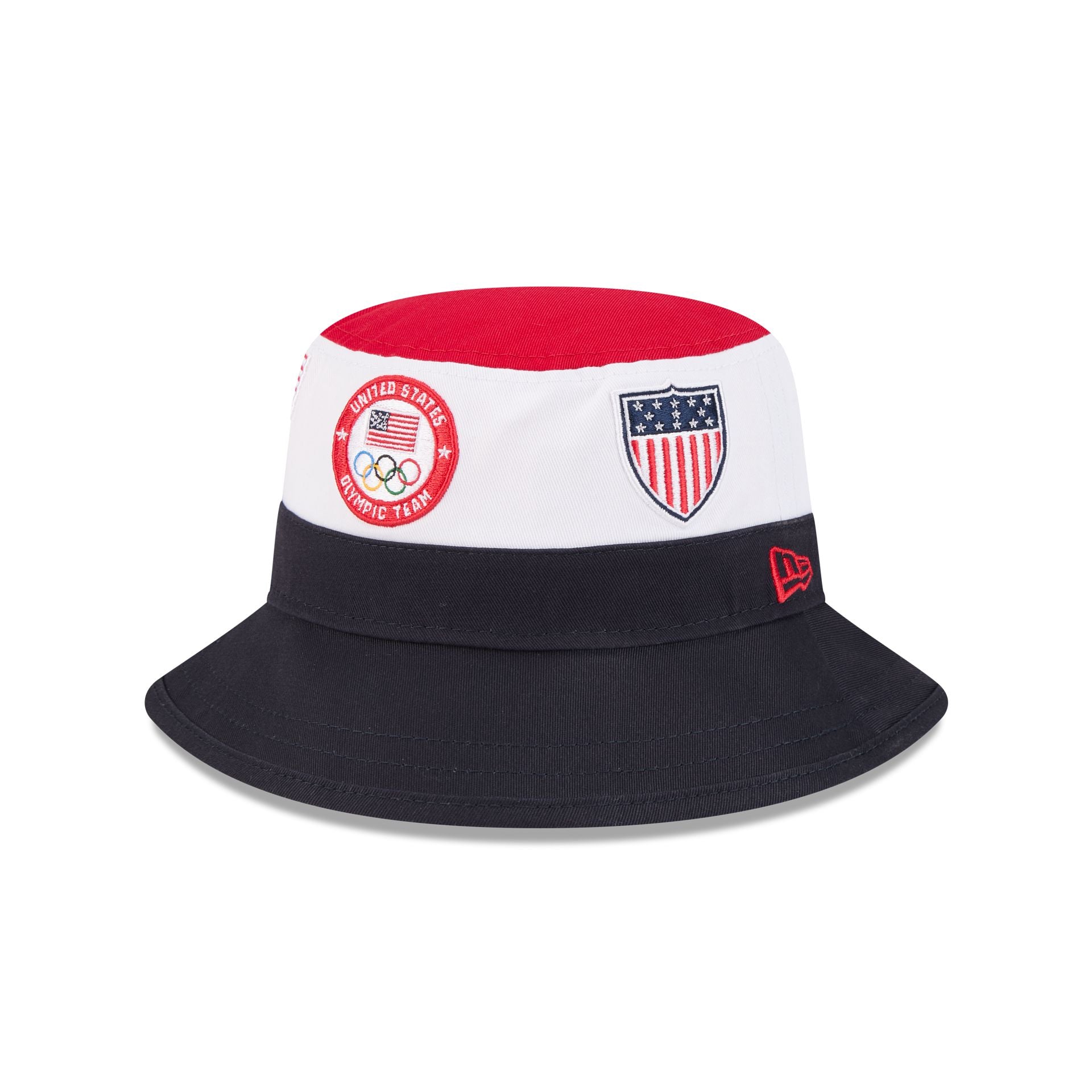 Team Usa Olympics Color Block Bucket Hat