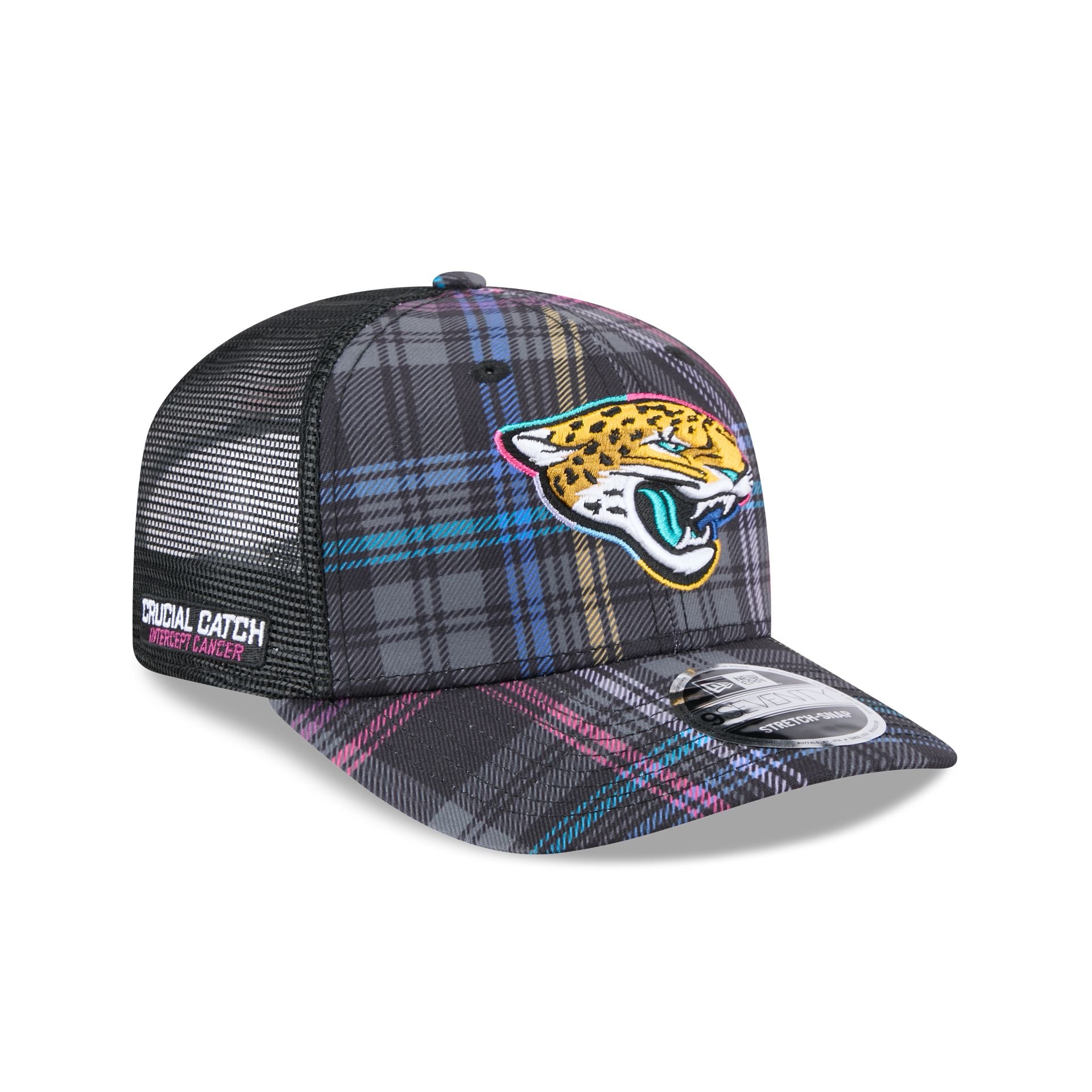 Jacksonville Jaguars 2024 Crucial Catch 9Seventy Trucker Hat