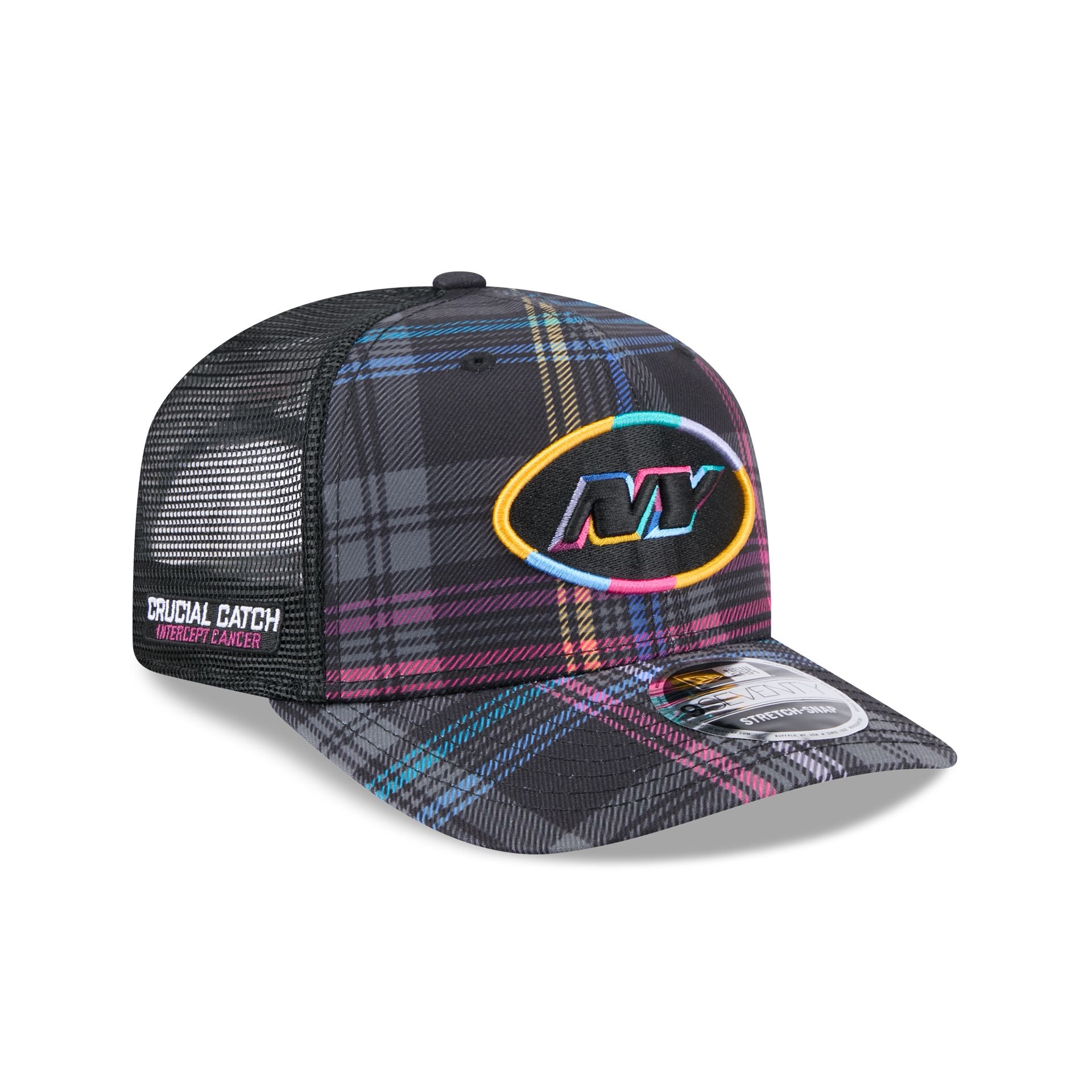 New York Jets 2024 Crucial Catch 9Seventy Trucker Hat