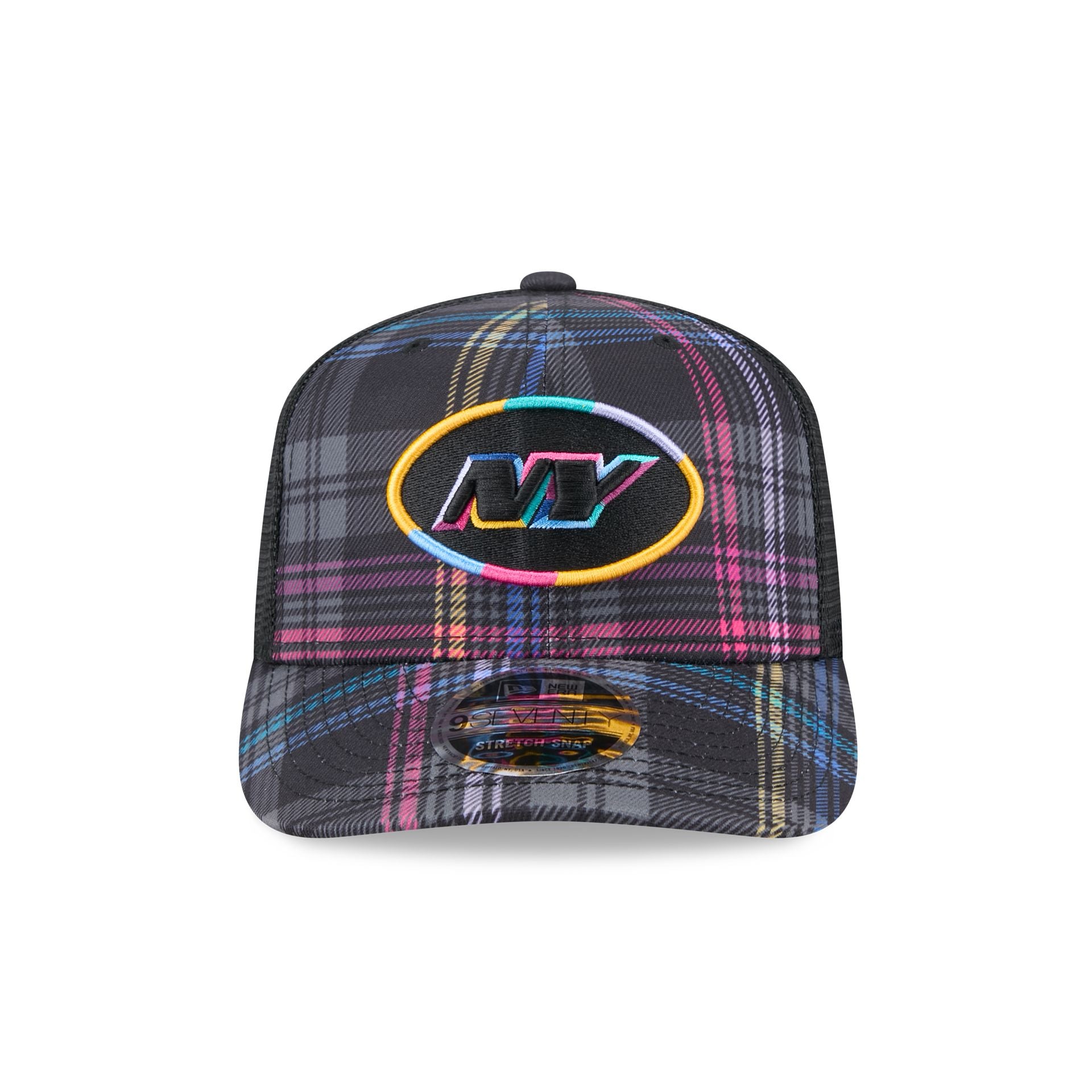 Alternative view of New York Jets 2024 Crucial Catch 9Seventy Trucker Hat