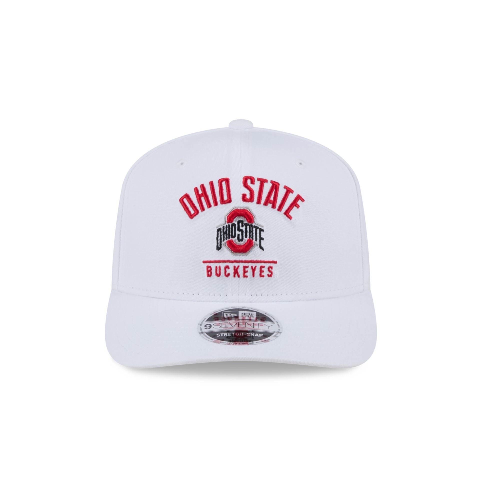 Alternative view of Ohio State Buckeyes Optic White 9Seventy Stretch-Snap Hat