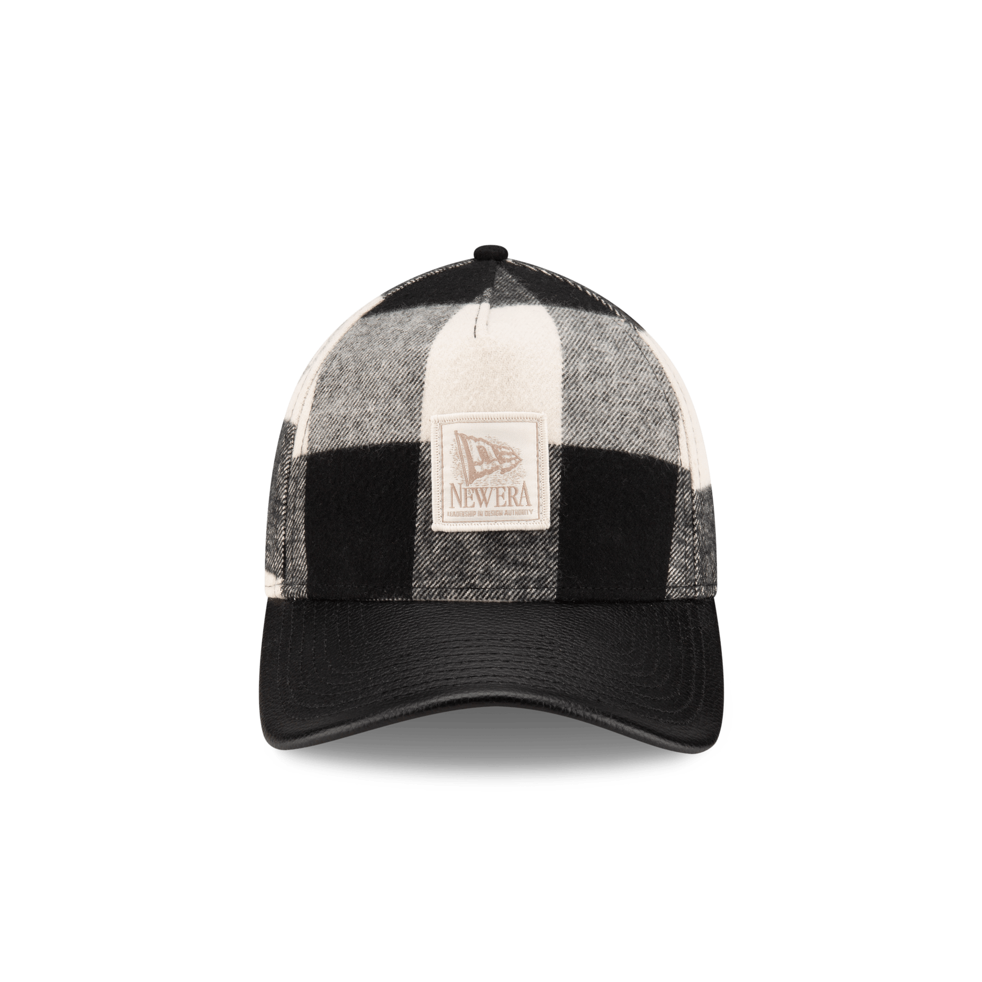 Alternative view of Lumber Plaid College White 9Forty A-Frame Adjustable Hat