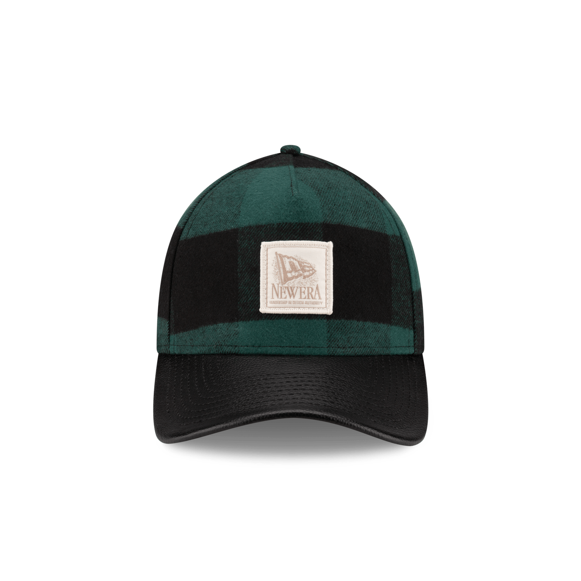 Alternative view of Lumber Plaid Kelly Green 9Forty A-Frame Adjustable Hat
