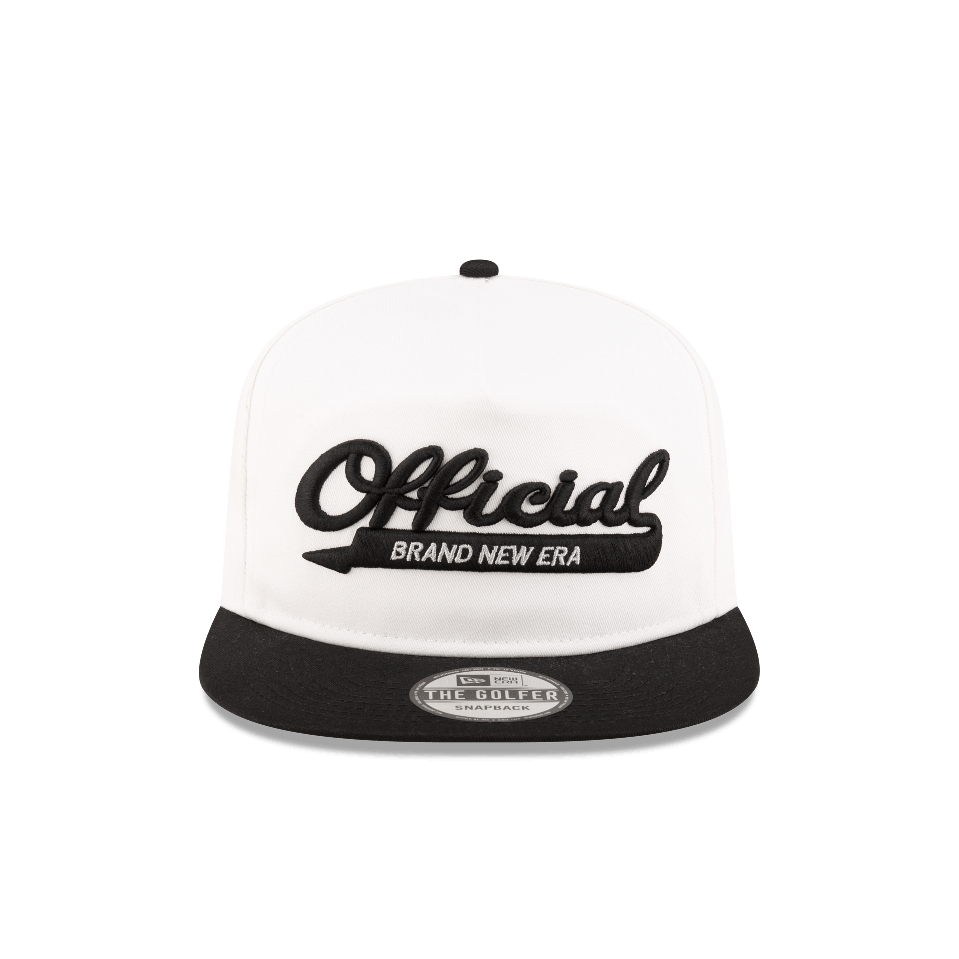 Alternative view of Official College White Golfer Snapback Hat