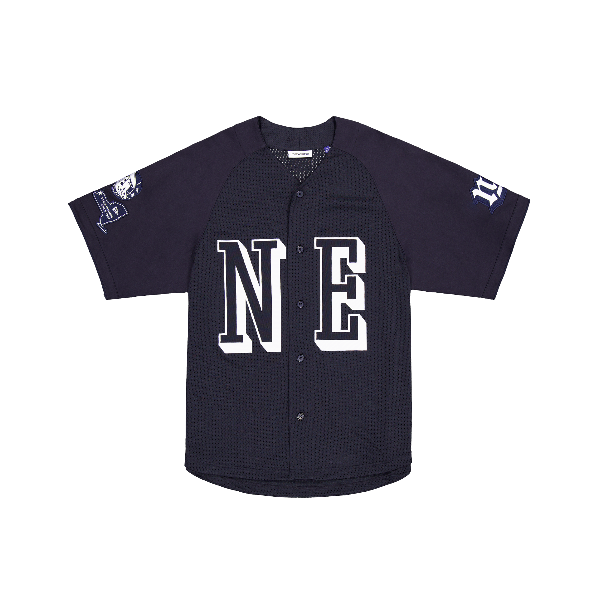 Alternative view of Warren Navy Raglan Baseball Jersey