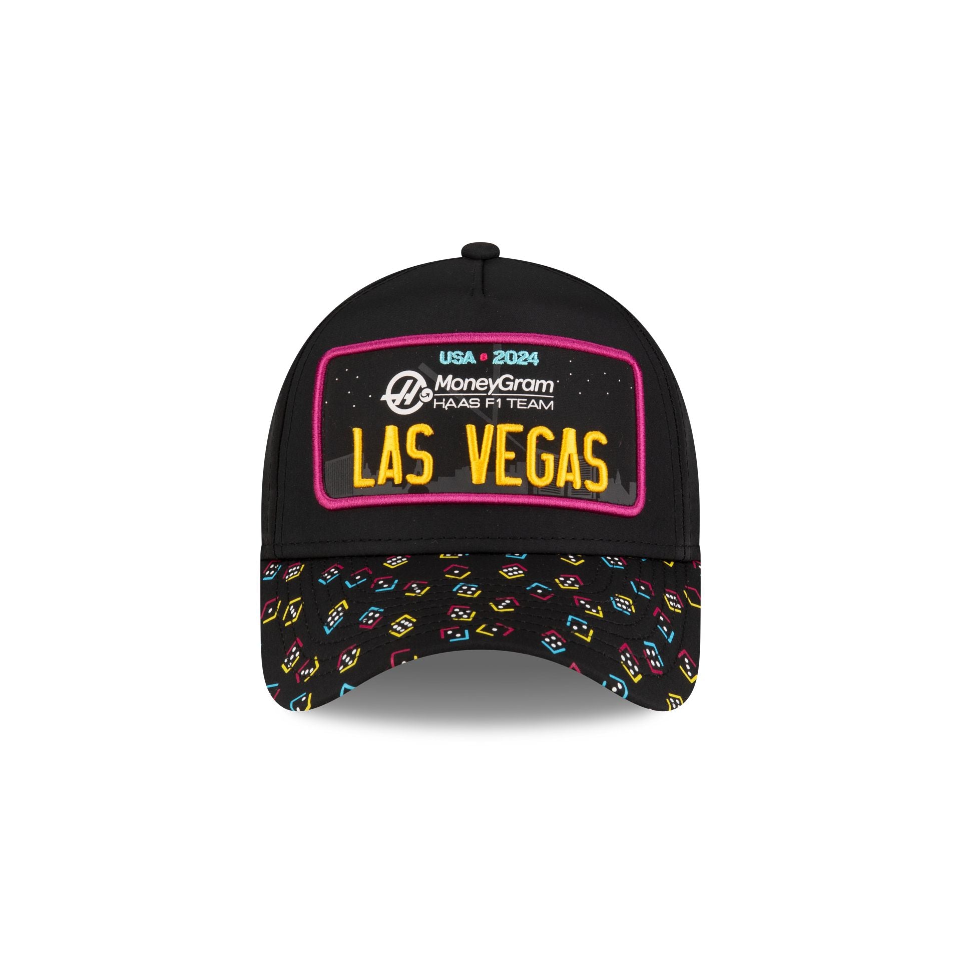 Alternative view of Tgr Haas F1 Team 2024 Vegas Race Special 9Forty A-Frame Snapback Hat