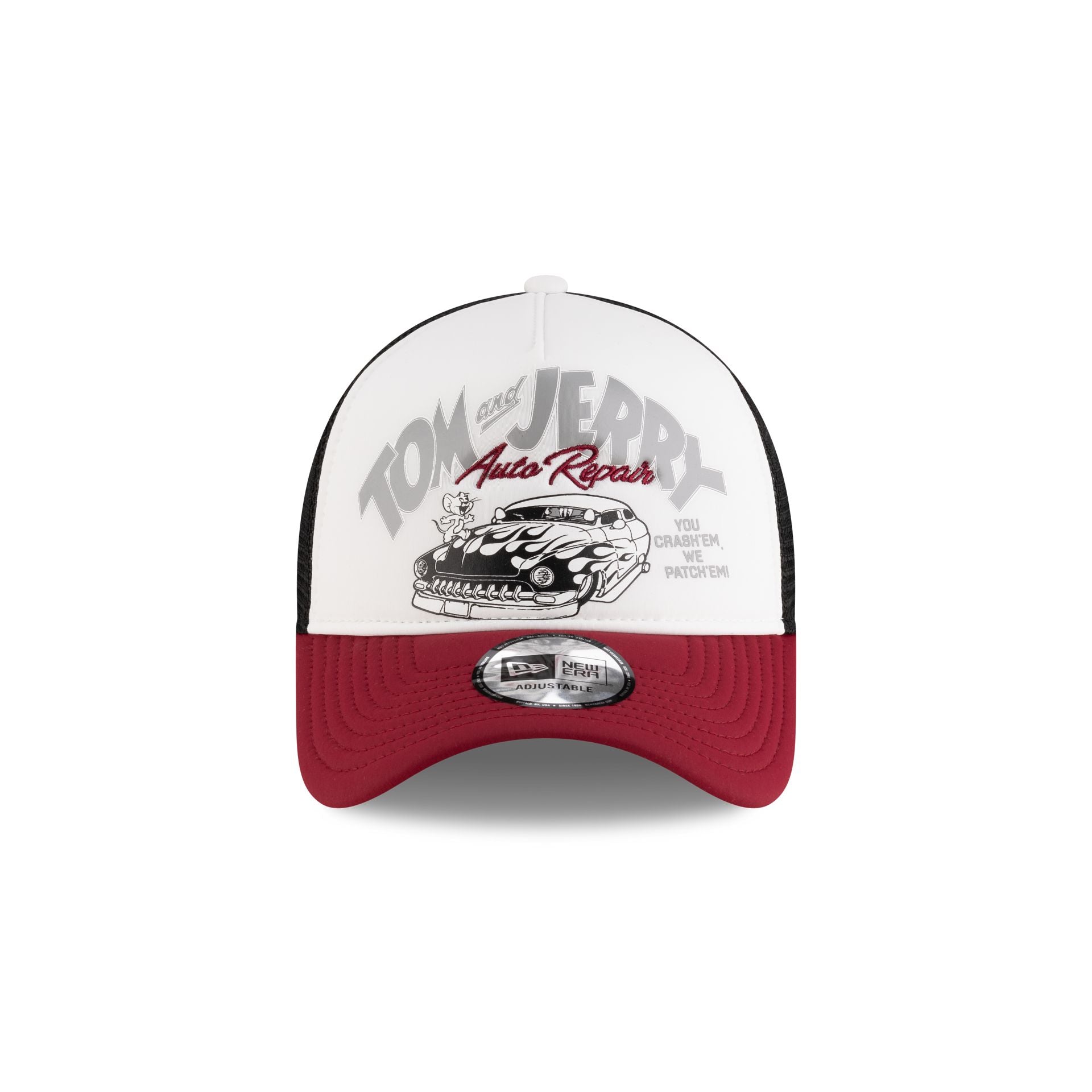 Alternative view of Tom And Jerry Auto Repair 9Forty A-Frame Trucker Hat