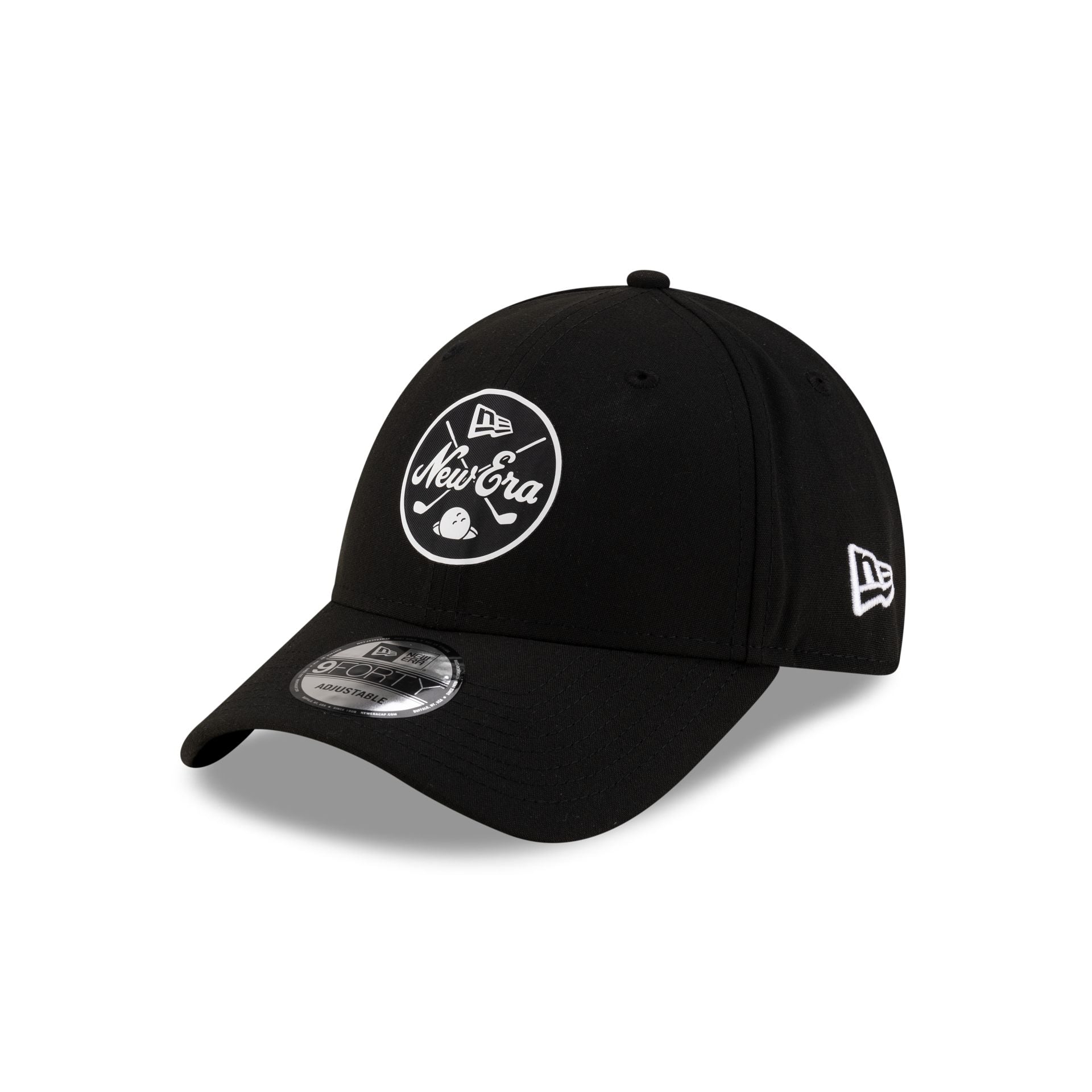New Era Golf Repreve Black 9Forty Snapback Hat