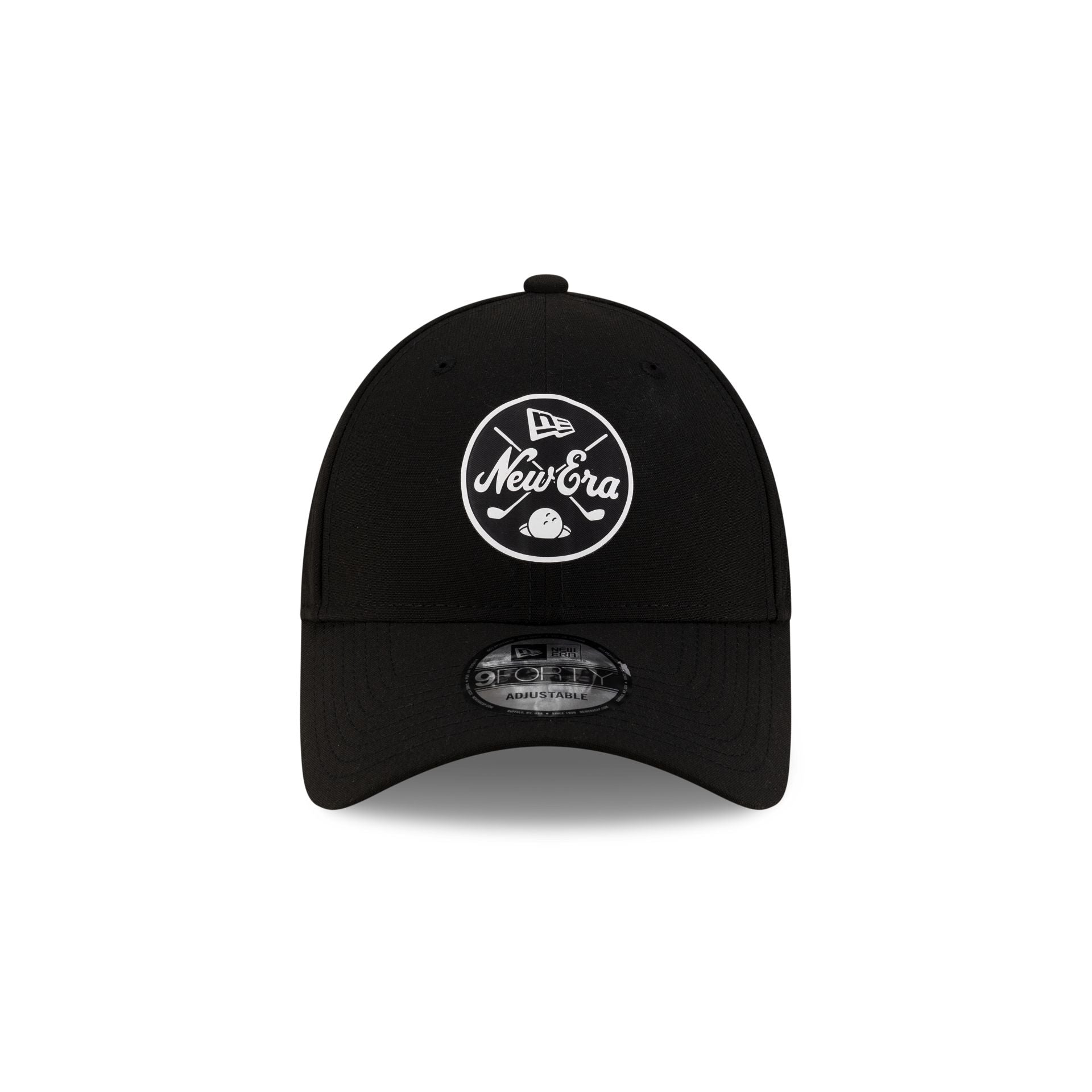 Alternative view of New Era Golf Repreve Black 9Forty Snapback Hat