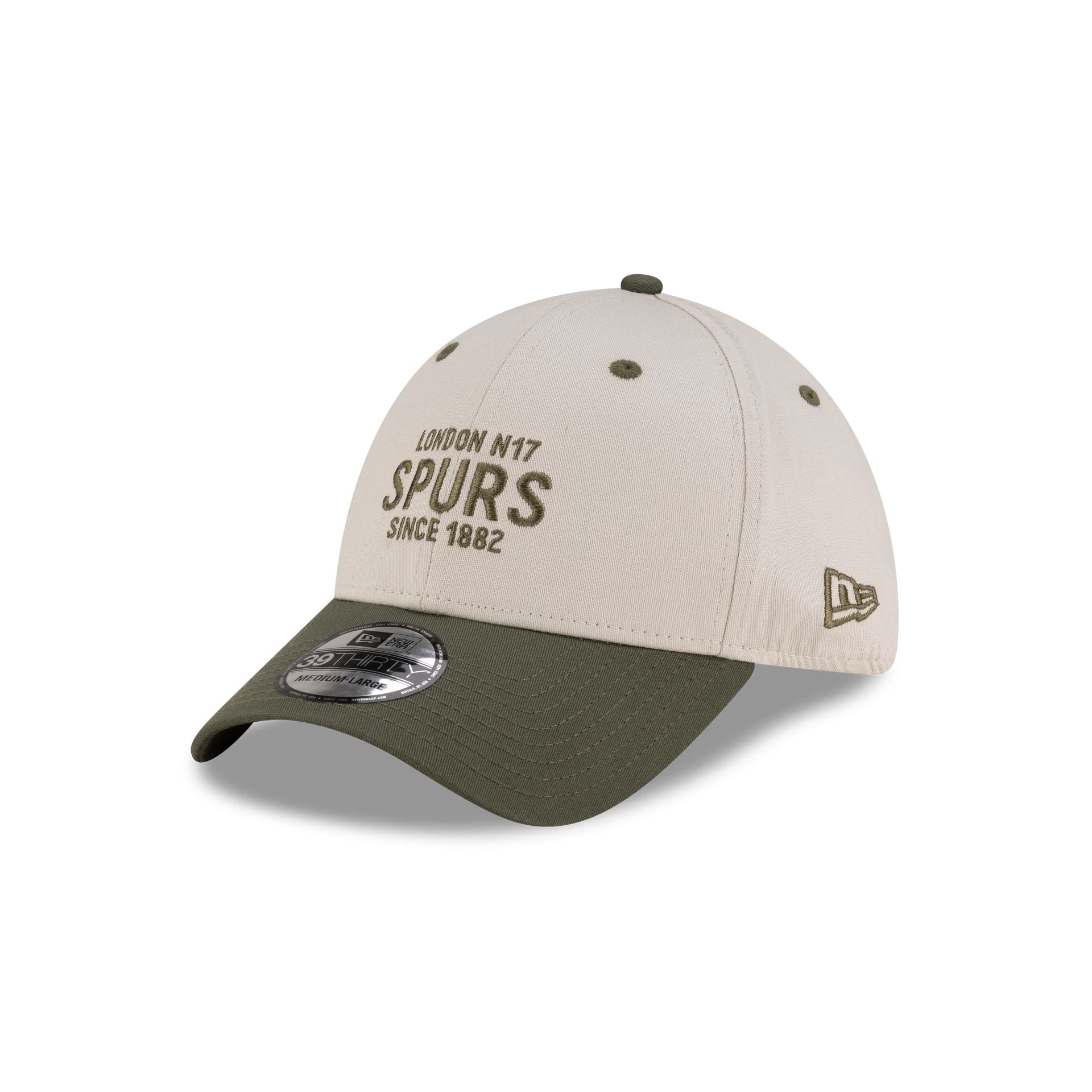 Tottenham Hotspur Fc Ivory 39Thirty Stretch Fit Hat