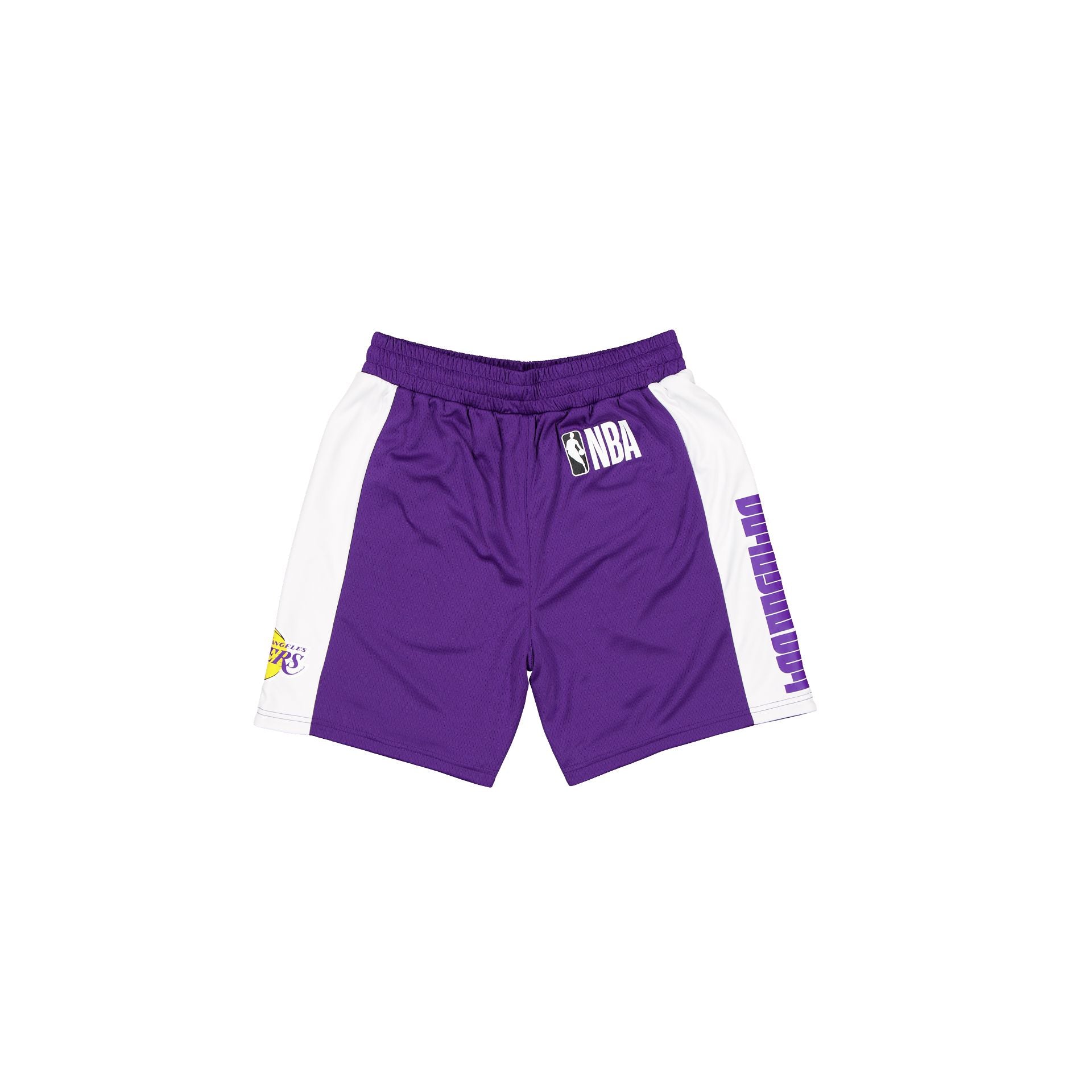 Alternative view of Los Angeles Lakers Purple Graphic Mesh Shorts