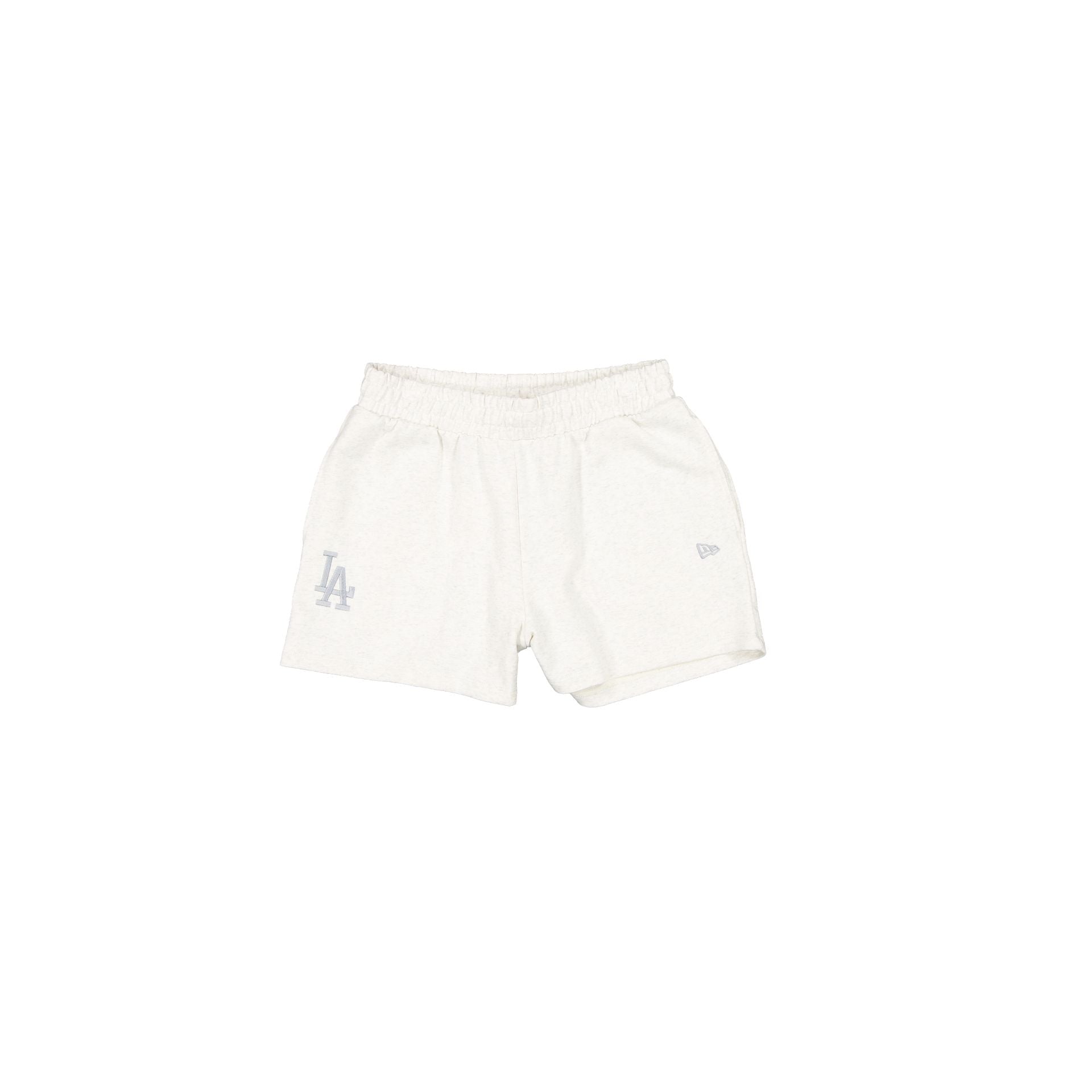 Los Angeles Dodgers Women's High Waisted Heather Gray Shorts