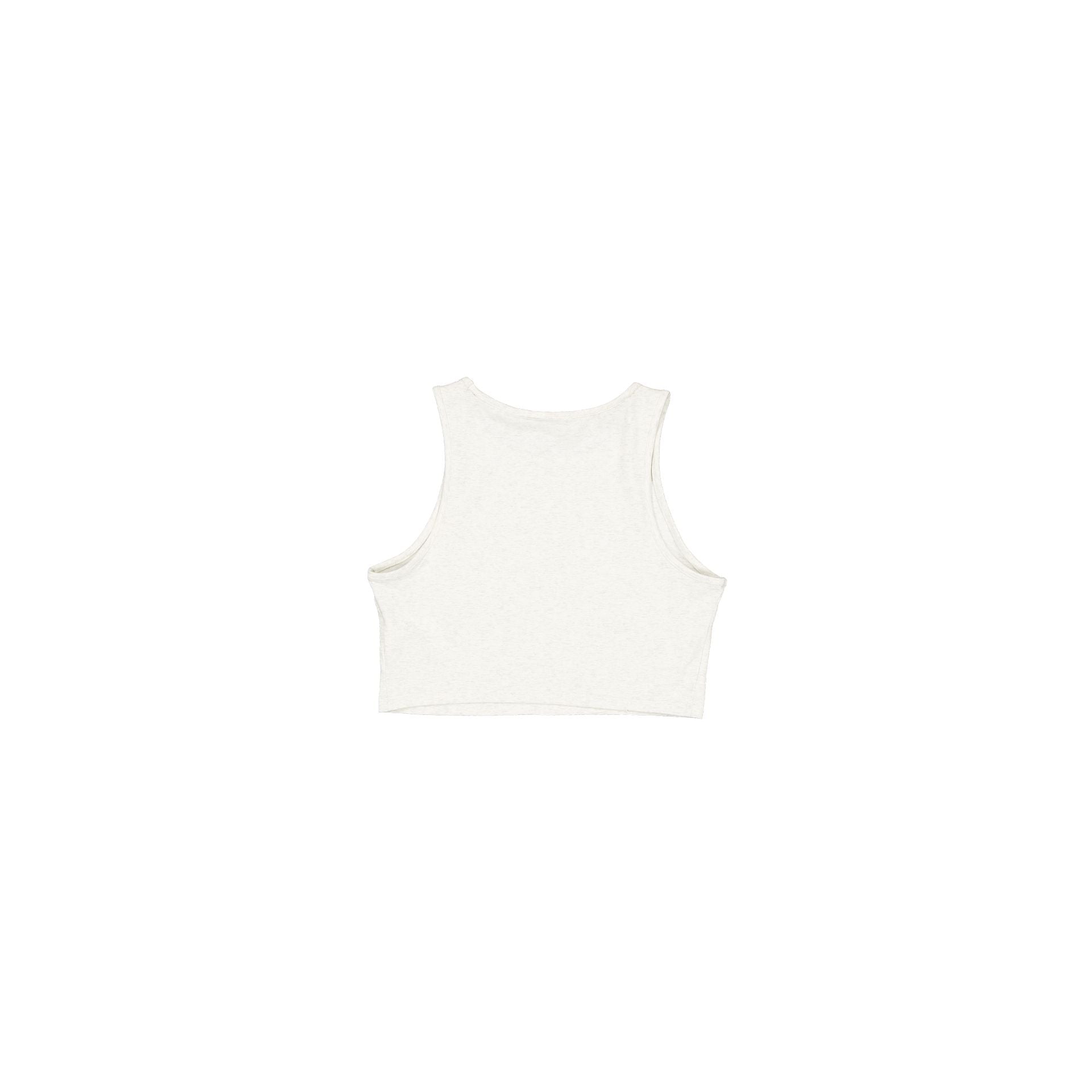 Alternative view of Los Angeles Dodgers Women's Cropped Heather Gray Tank Top