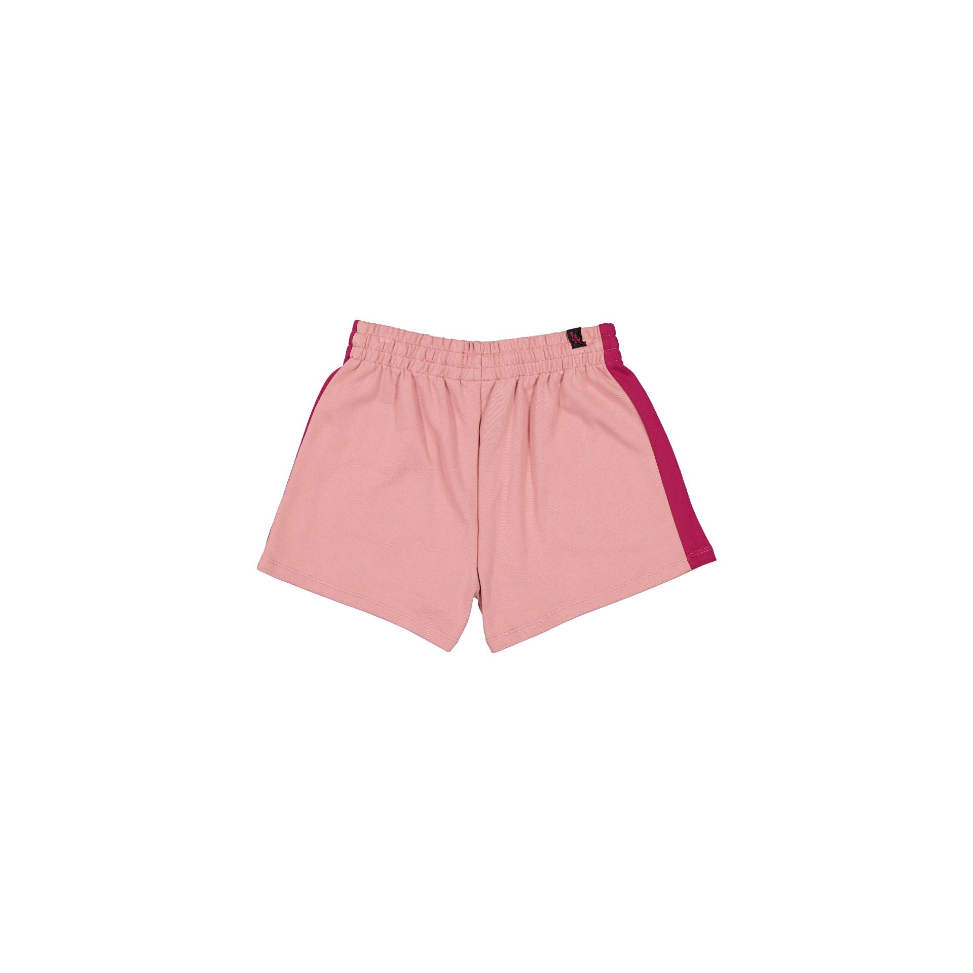 Alternative view of Los Angeles Dodgers Women's High Waisted Cosmetic Pink Floral Shorts