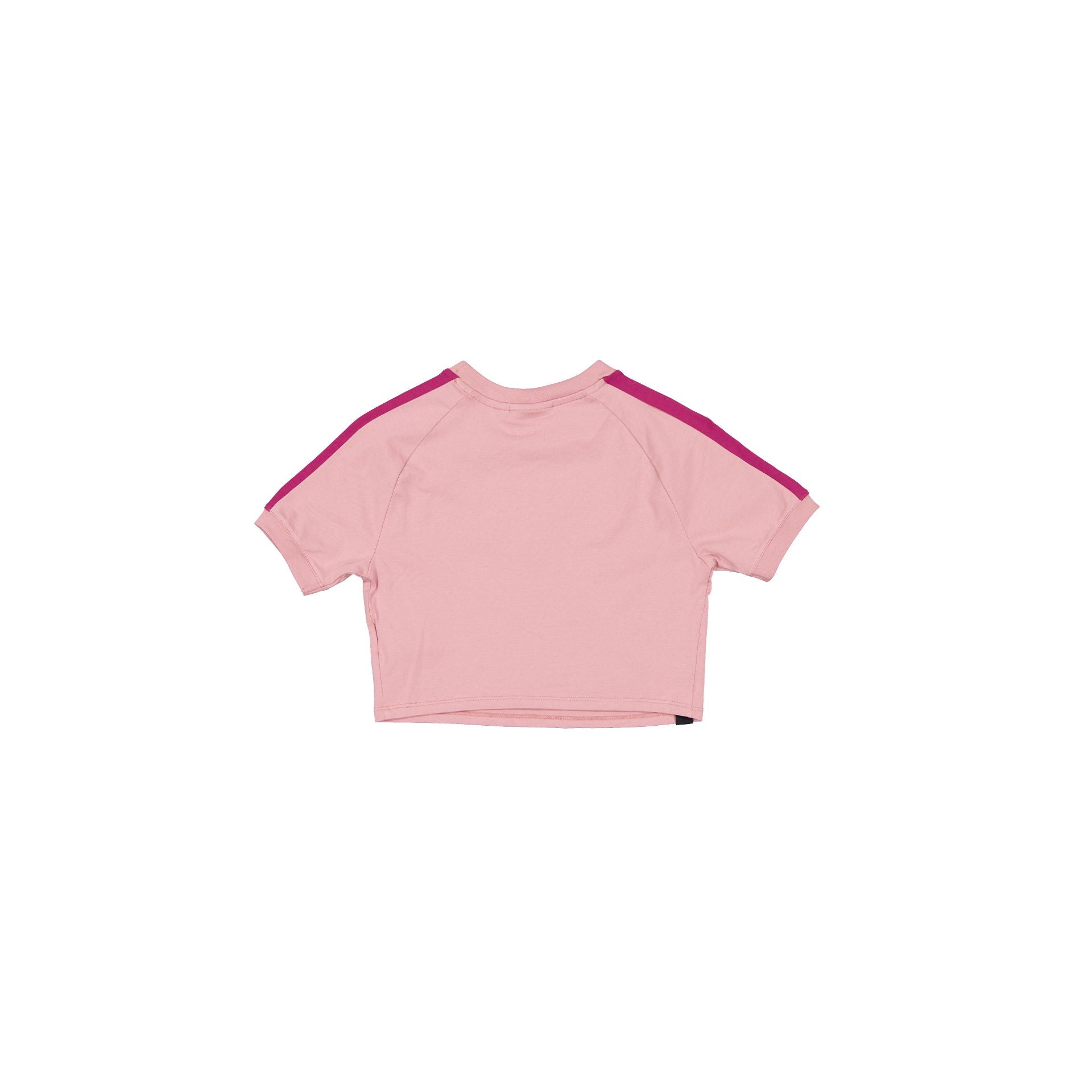 Alternative view of Los Angeles Dodgers Women's Cropped Cosmetic Pink Floral T-Shirt