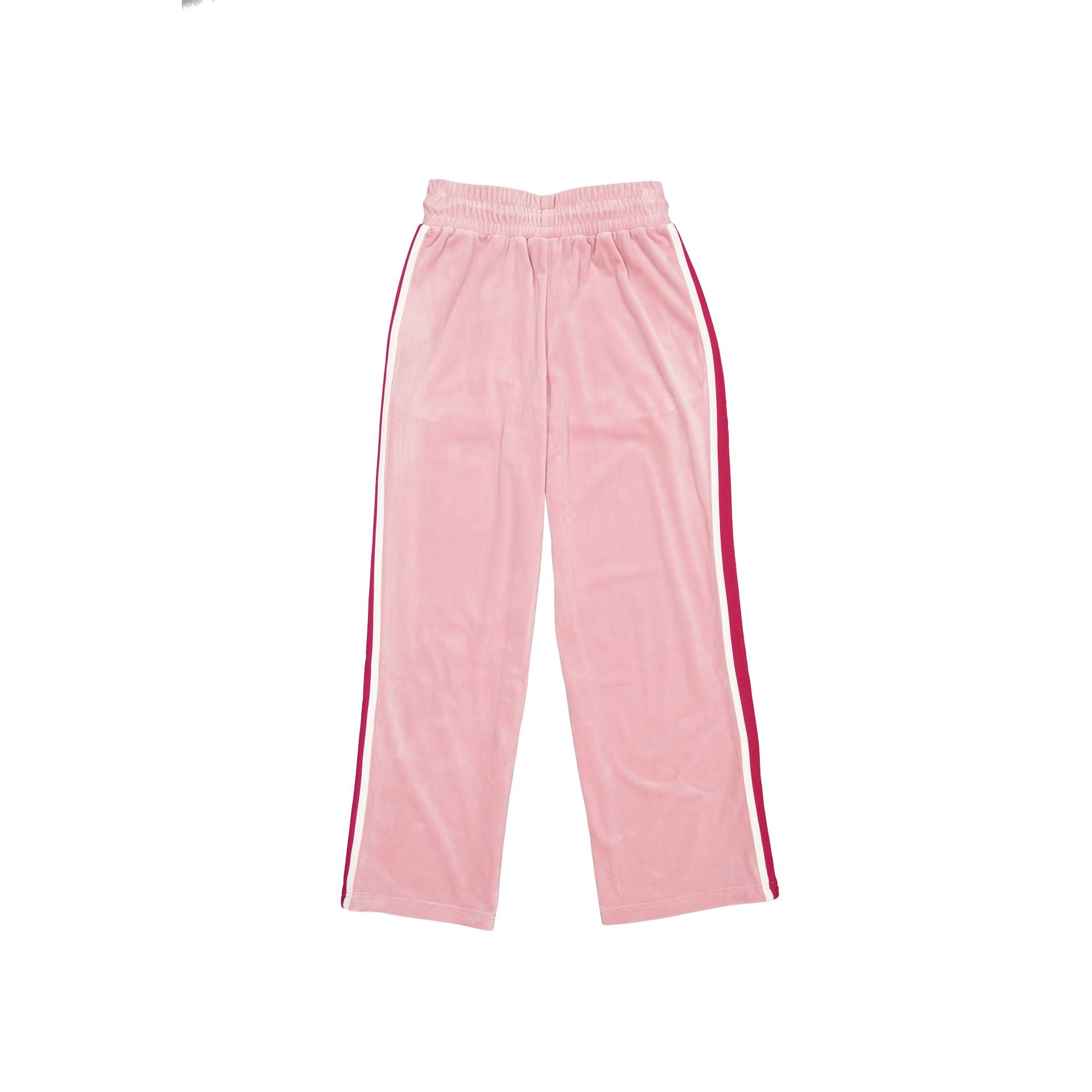 Alternative view of Los Angeles Dodgers Women's Cosmetic Pink Velour Track Pants